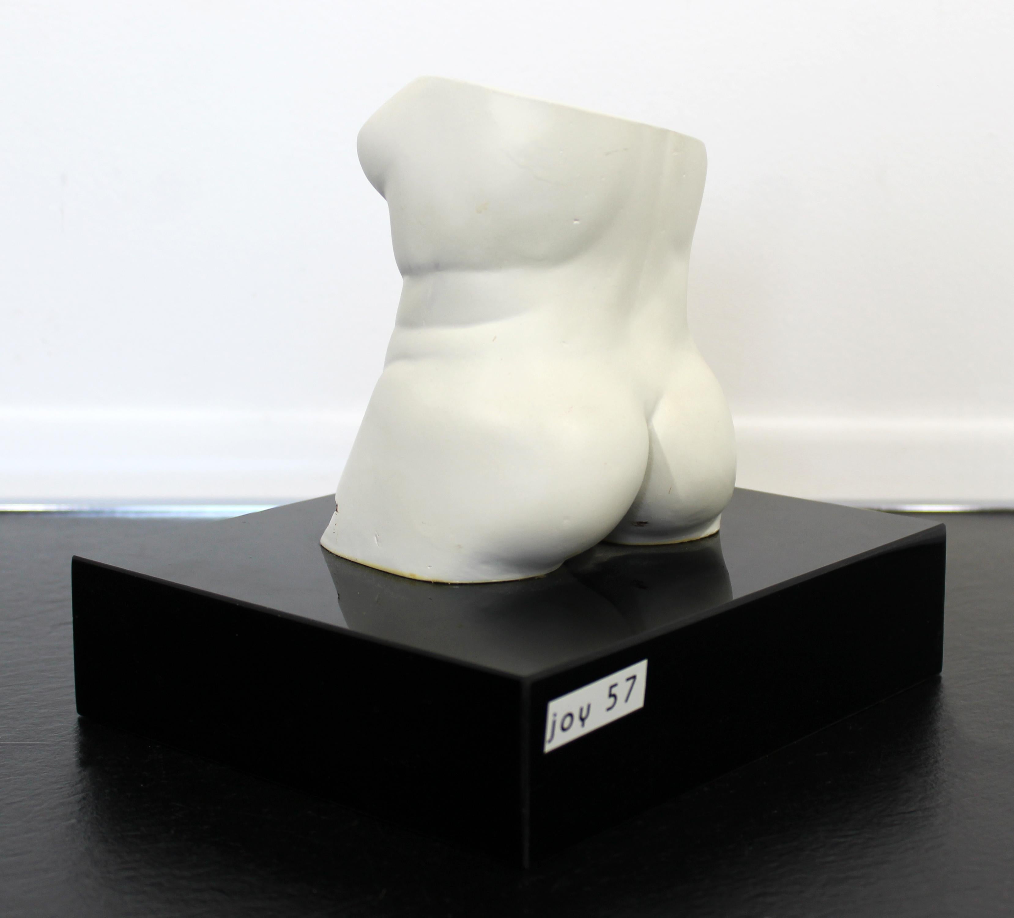 James Nani Joy 57 Mid Century Modern White Torso Sculpture 1
