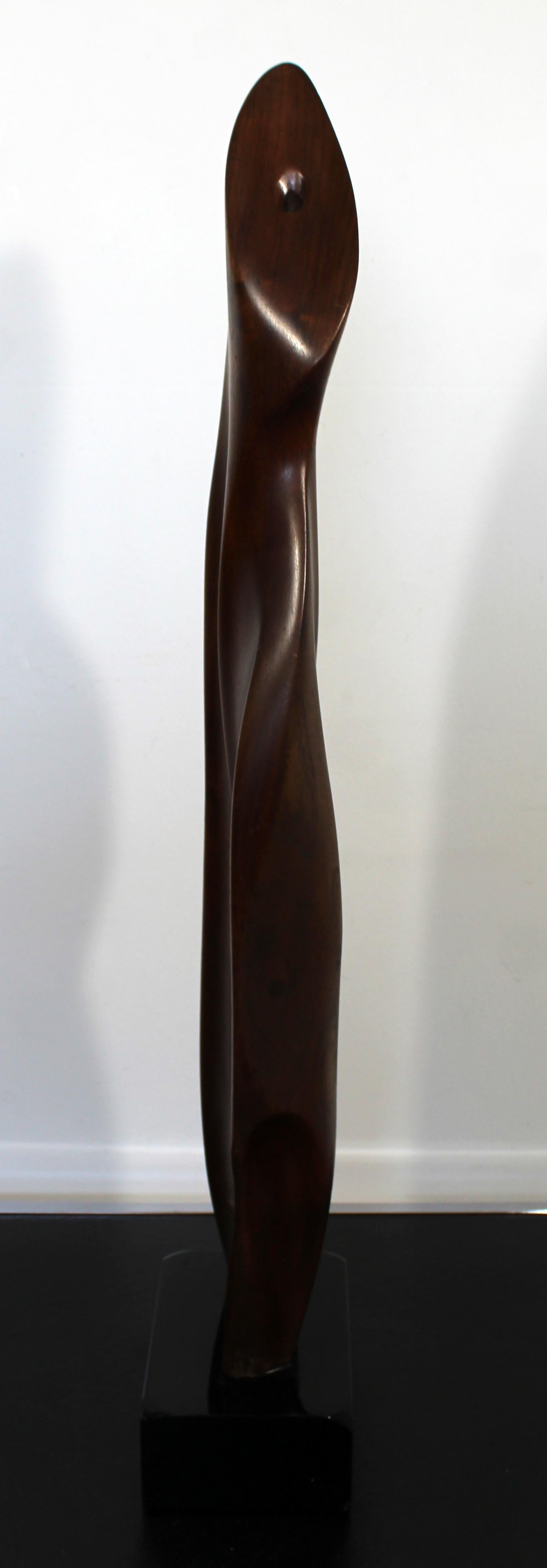 18th Century and Earlier James Nani Madonna 80 Mid-Century Modern Wood Sculpture For Sale