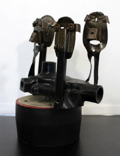 James Nani Rollerskates Found Object Sculpture Mid-Century Modern, 1967
