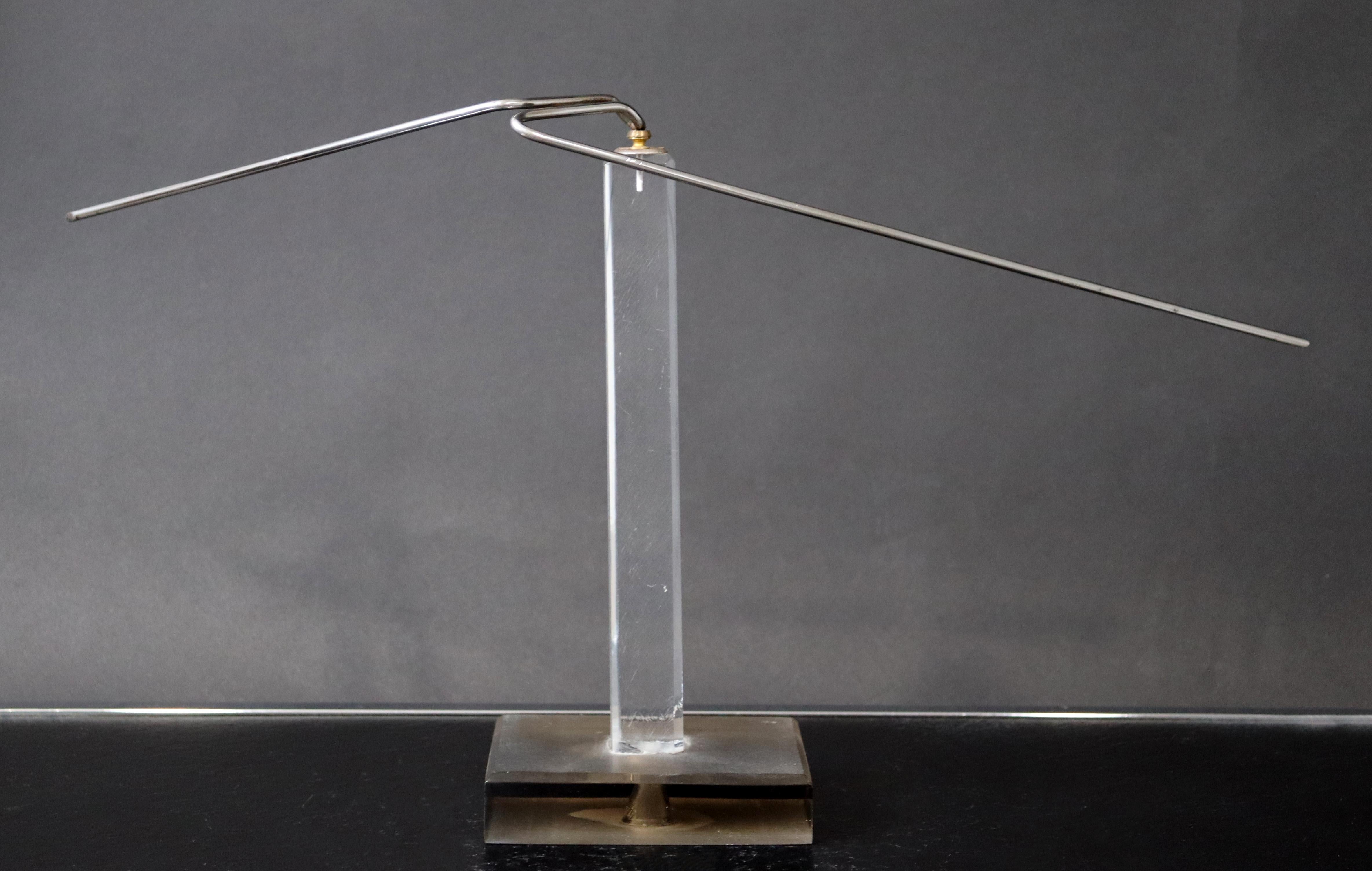 Sculpture cinétique d'équilibre cinétique en fil de métal sans titre de James Nani Bon état - En vente à Keego Harbor, MI