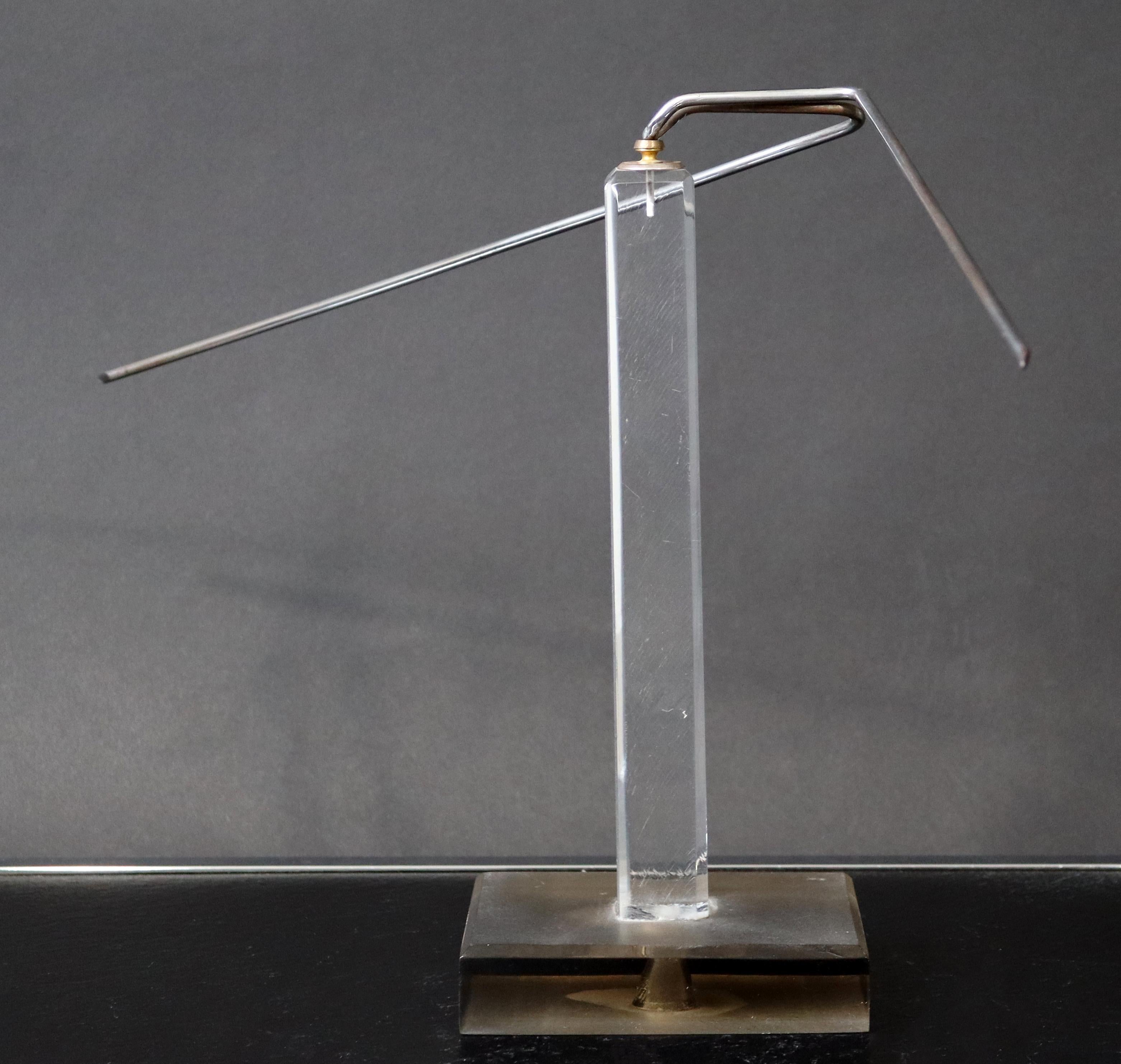 James Nani Untitled Kinetic Balancing Metal Wire Sculpture For Sale 2