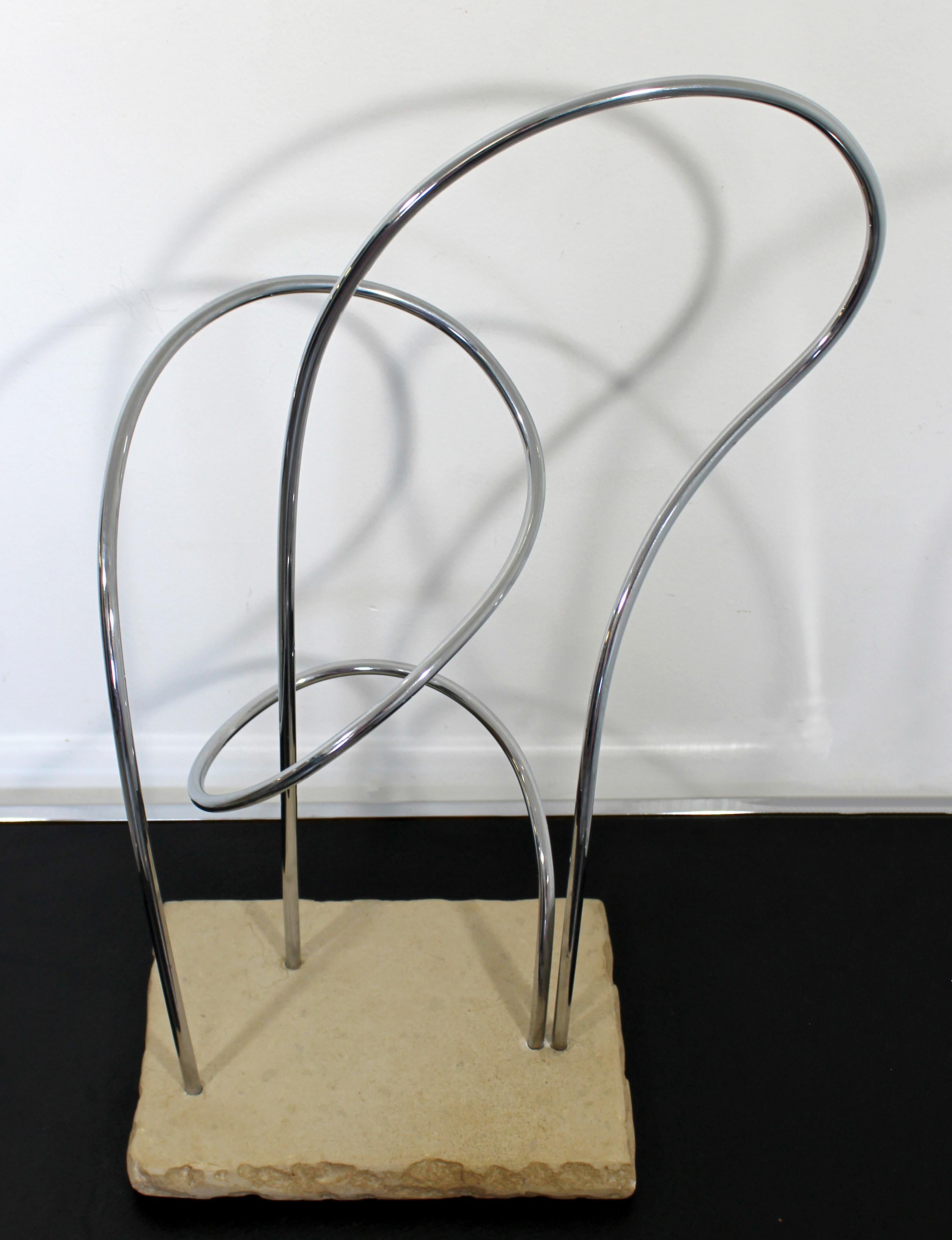 James Nani Untitled Large Metal Wire Interlinked Sculpture For Sale 3