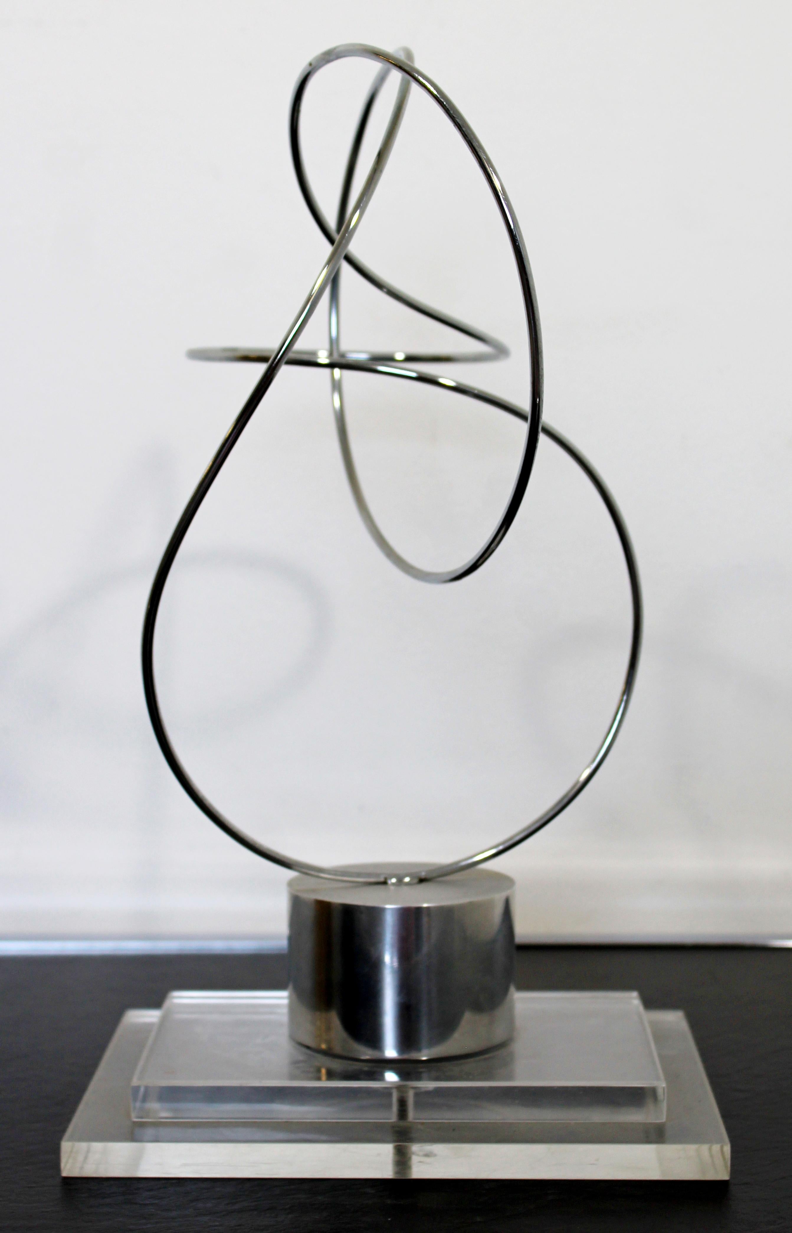 James Nani Untitled Modern Metal Wire and Lucite Sculpture 1