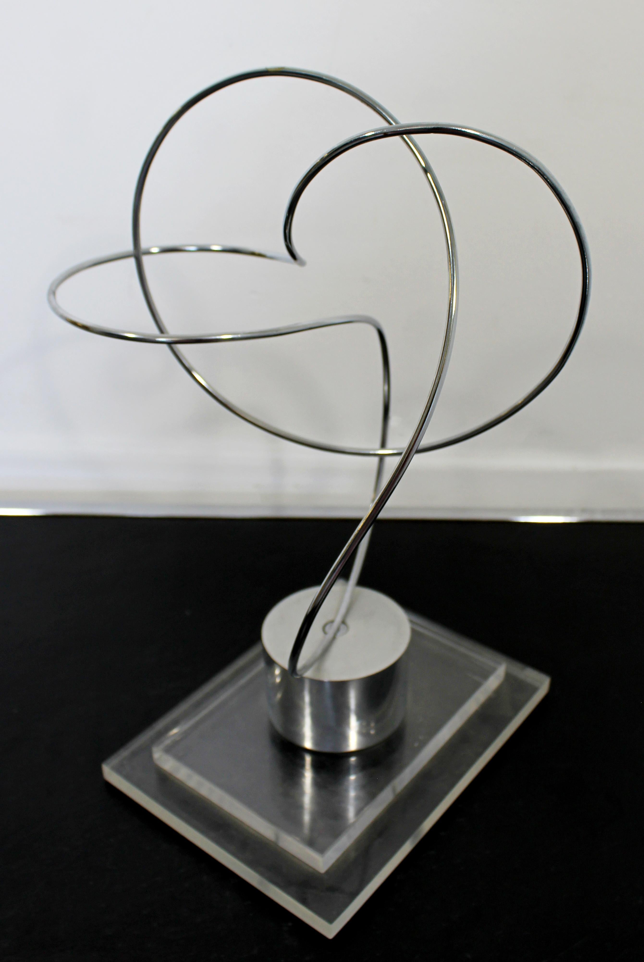 James Nani Untitled Modern Metal Wire and Lucite Sculpture 2