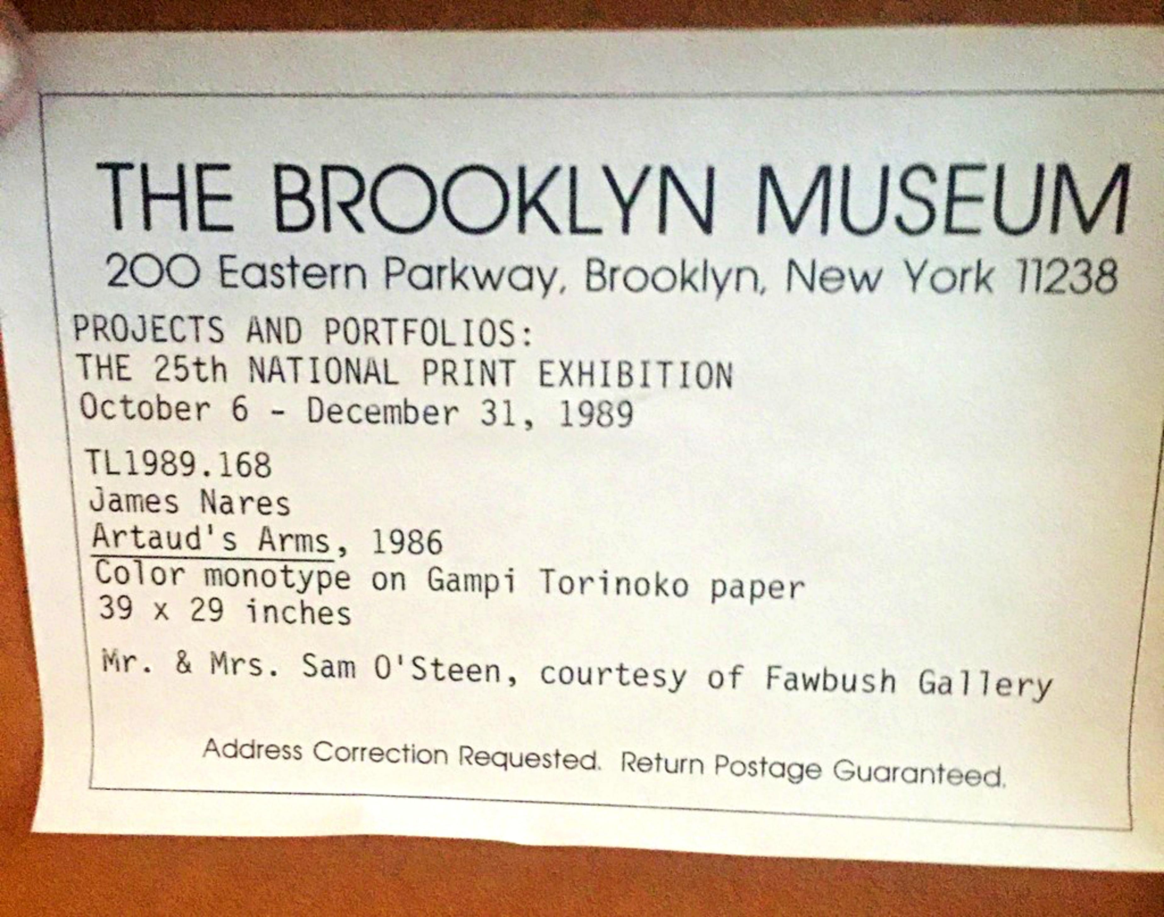 Artaud's Arms (ausgestellt im Brooklyn Museum) im Angebot 3