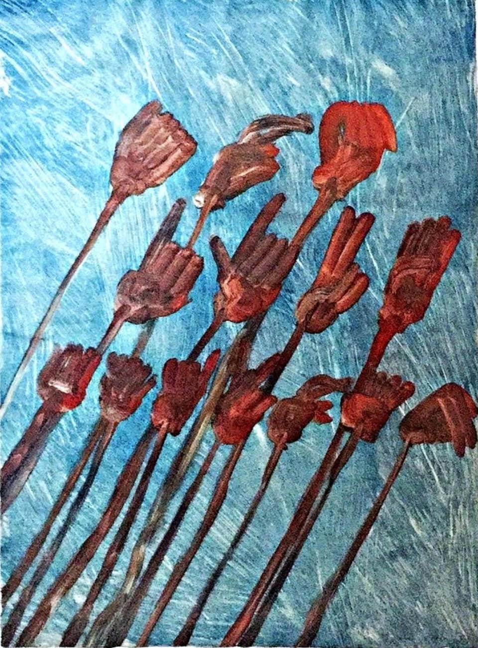 Artaud's Arms (Exhibited at Brooklyn Museum)
