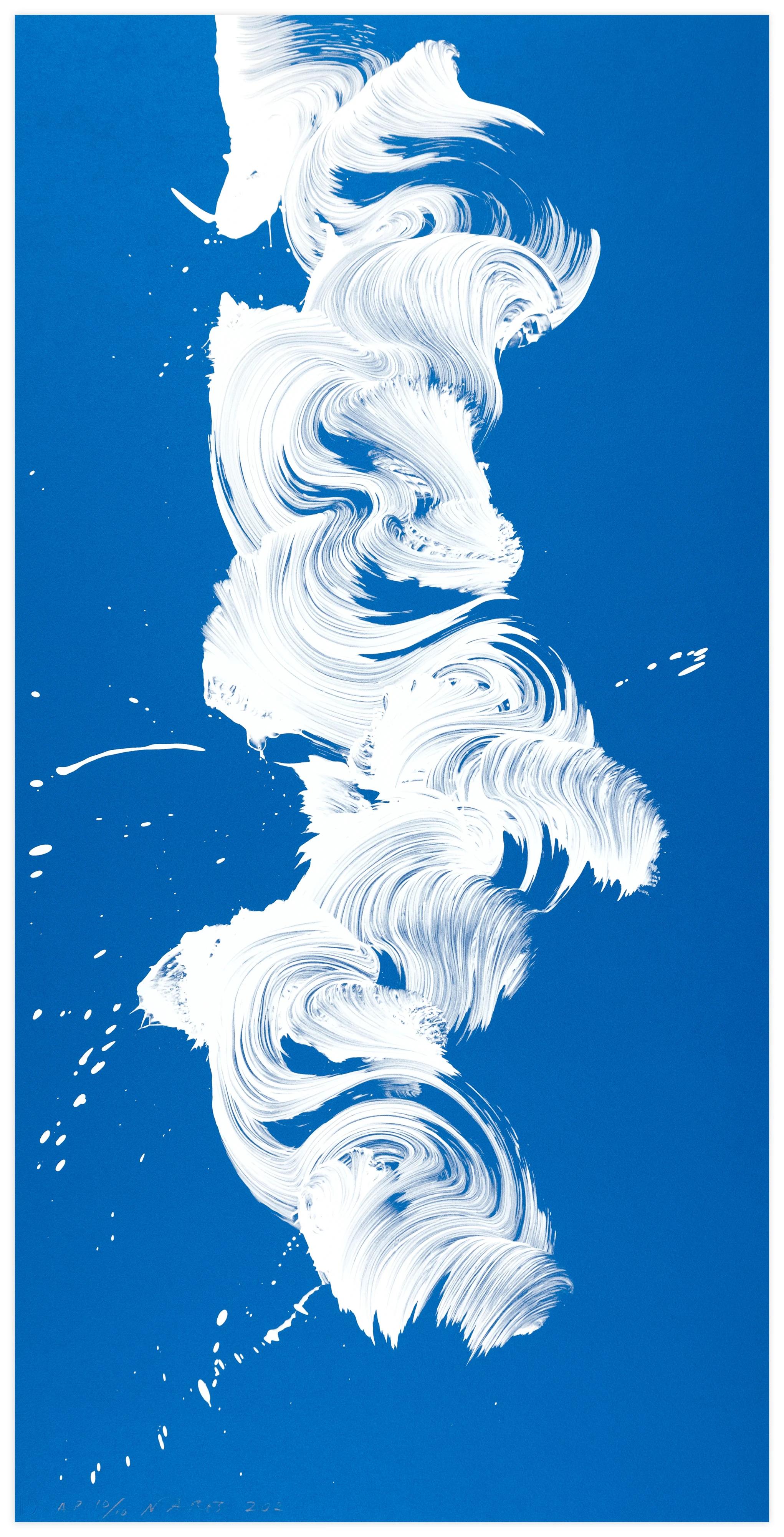 James Nares Abstract Print - Particle and Wave 1