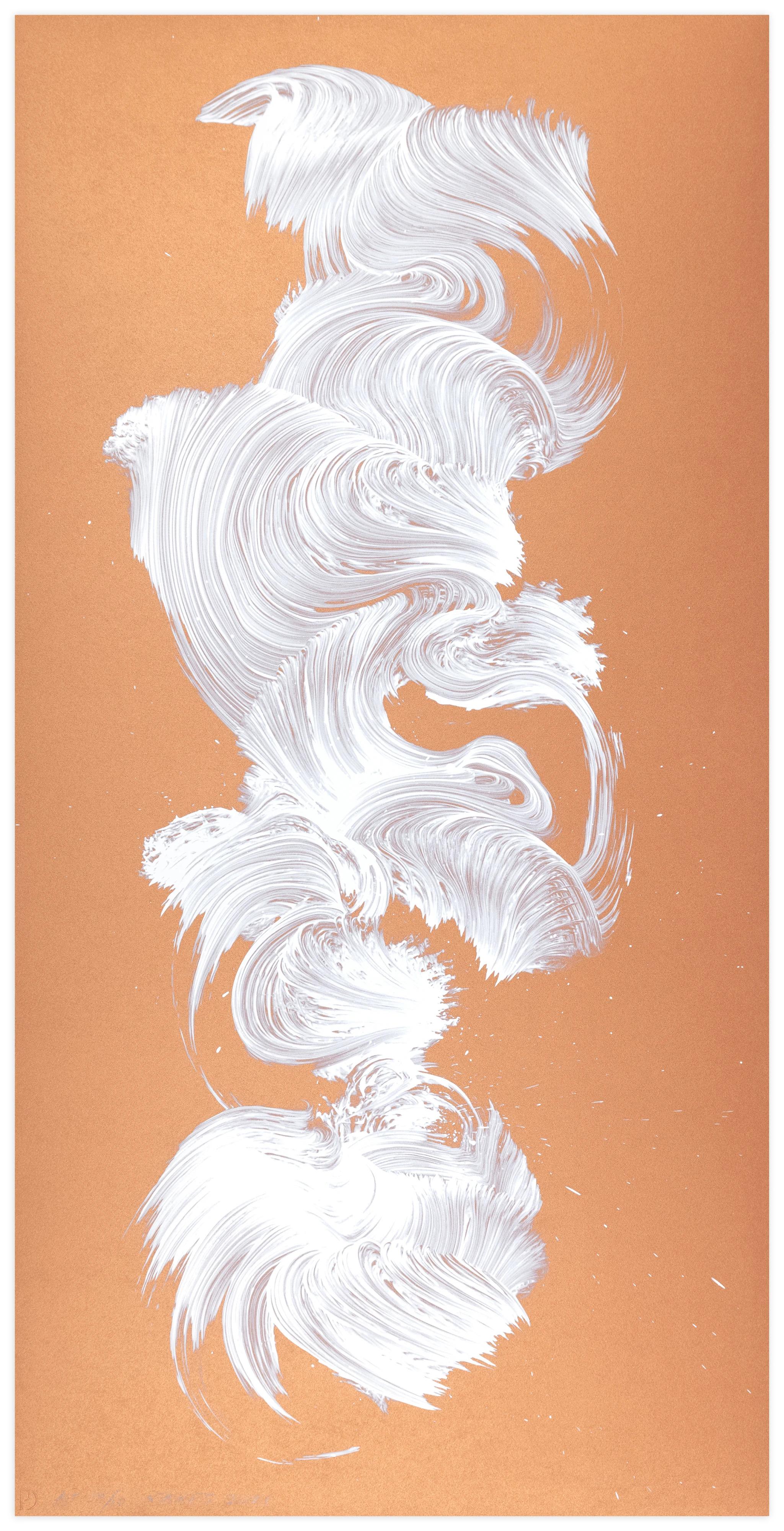 Abstract Print James Nares - Particle et vague 2