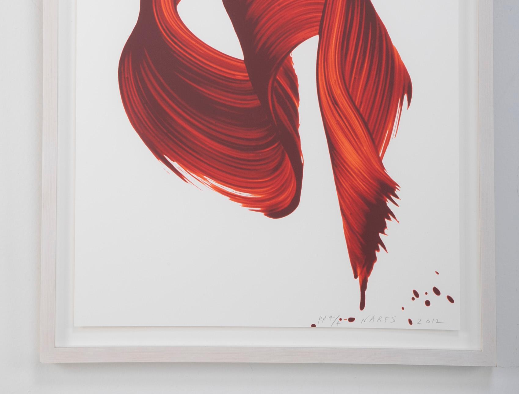 A 2012 screen print by James Nares titled 
