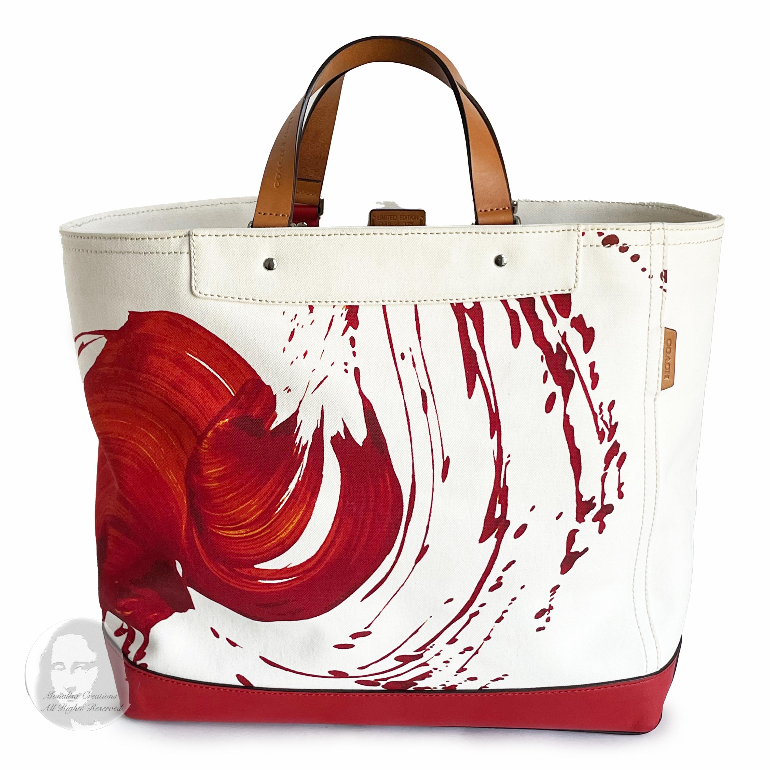 James Nares x Coach Tote Bag XL Crossbody 2012 Limited Edition  3