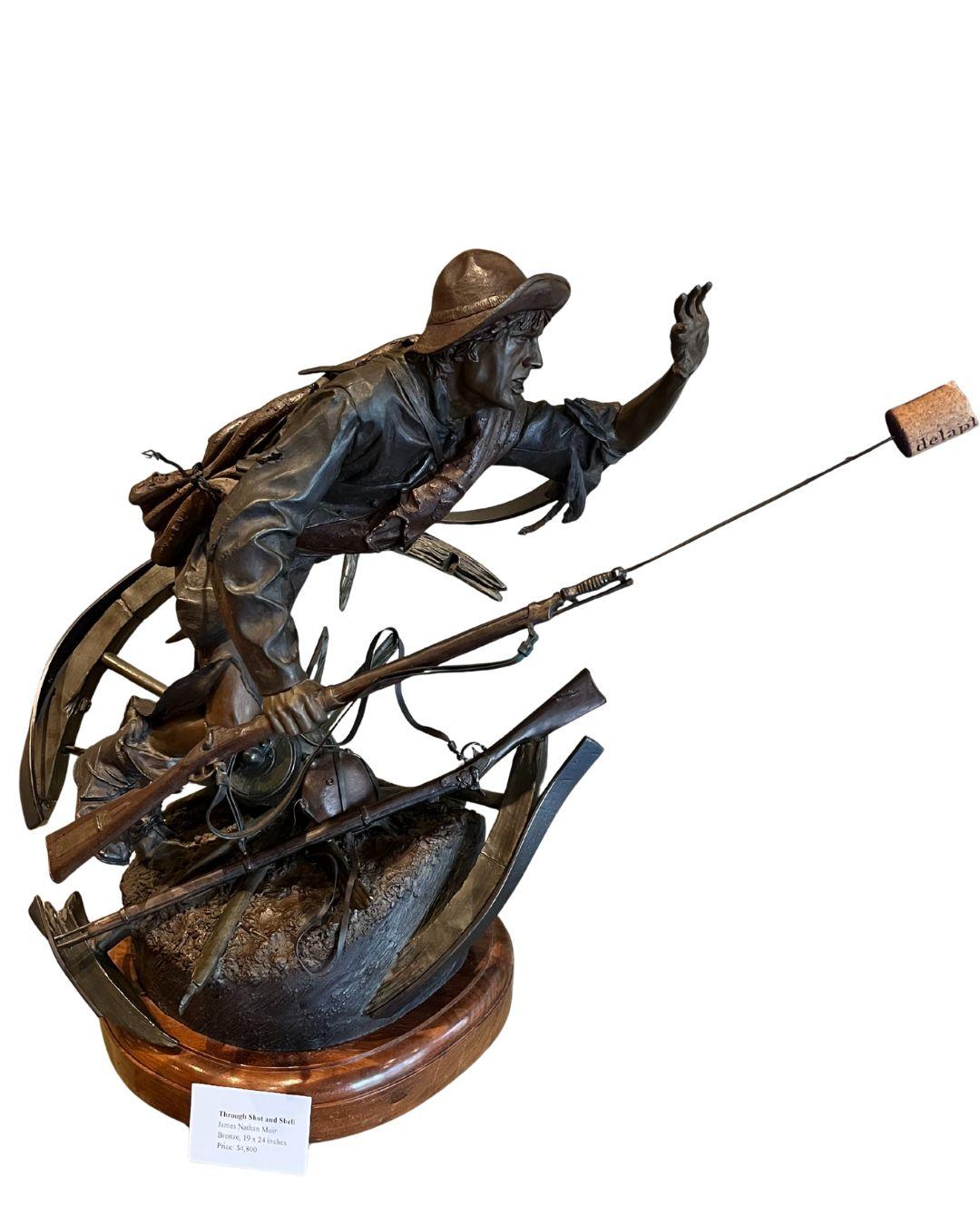 Soldat de la guerre civile Bronze intitulé 