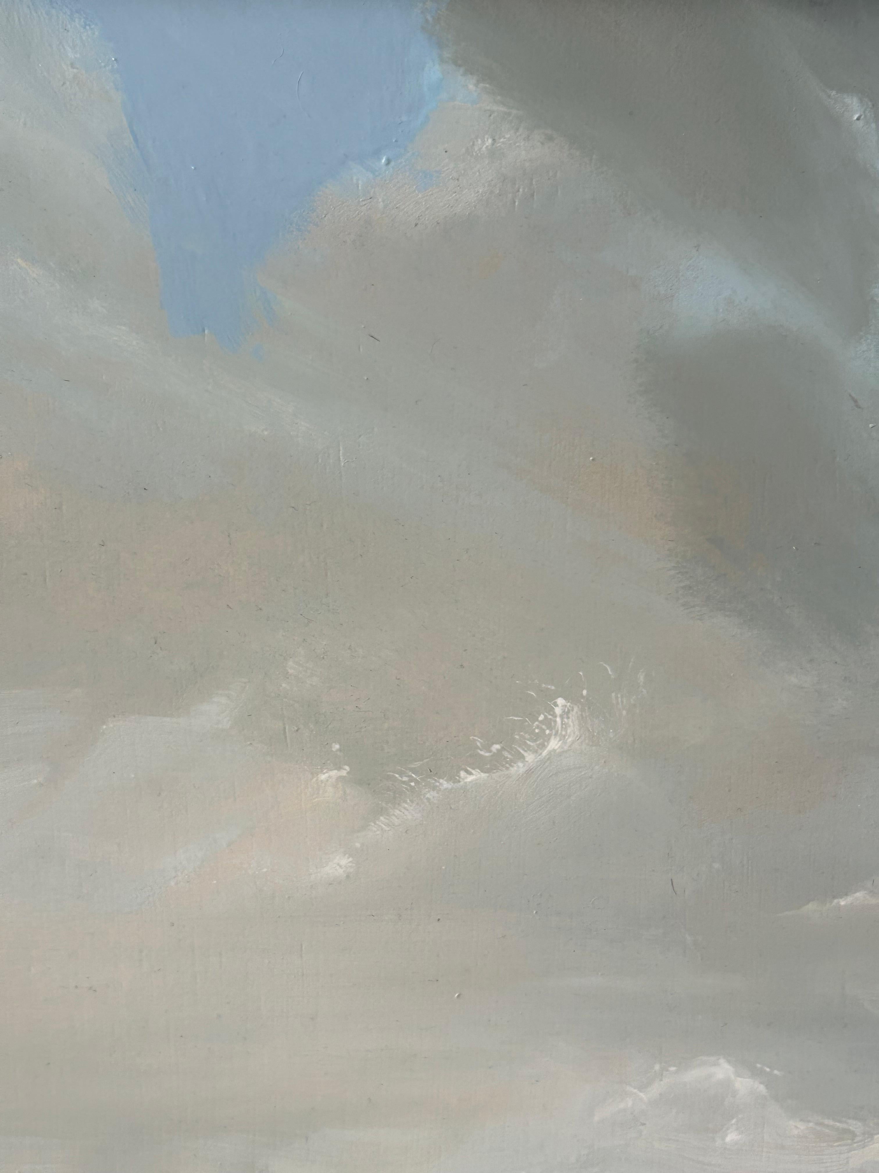 Vista desde lo alto de un valle, Pintura original, Paisaje, Naturaleza, Cielo, Tiempo, Paisaje 8