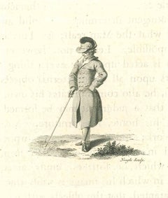 Portrait of Gentleman - Original Etching by James Neagle - 1810