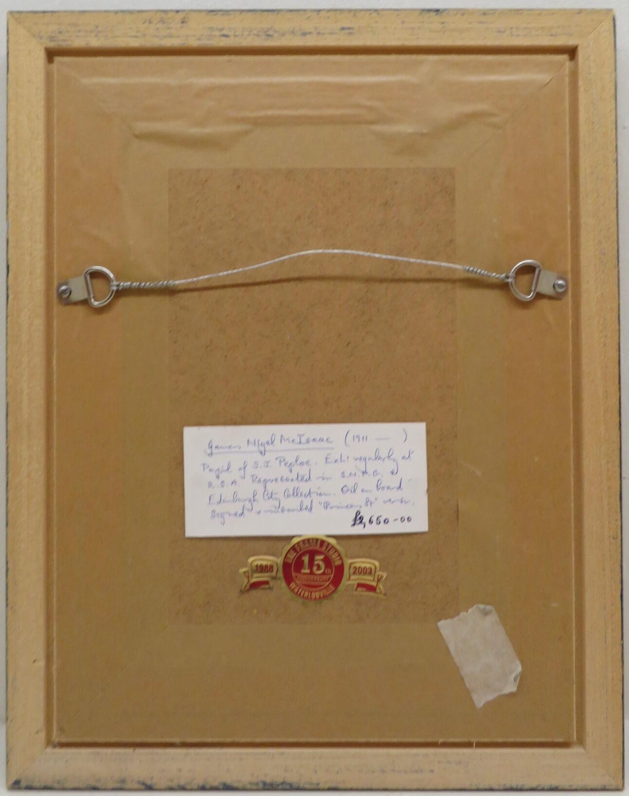 James Nigel McIsaac (1911-1995) Schottisches ÖLGEMÄLDE 