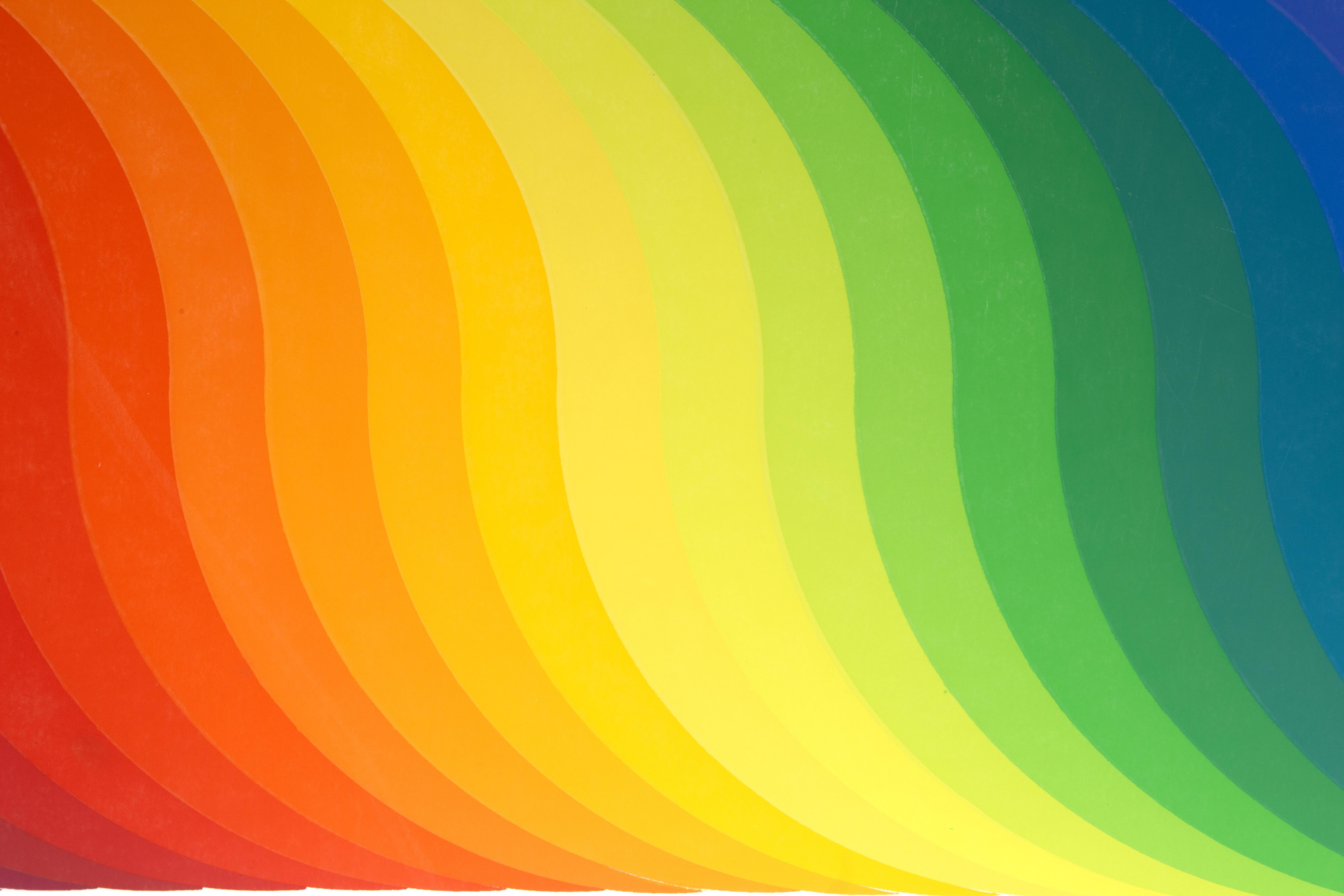 Oscillation II, Rainbow OP Art by James Norman For Sale 1