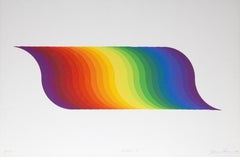 Retro Oscillation II, Rainbow OP Art by James Norman