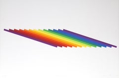 Spectral Image IV, Rainbow OP Art by James Norman