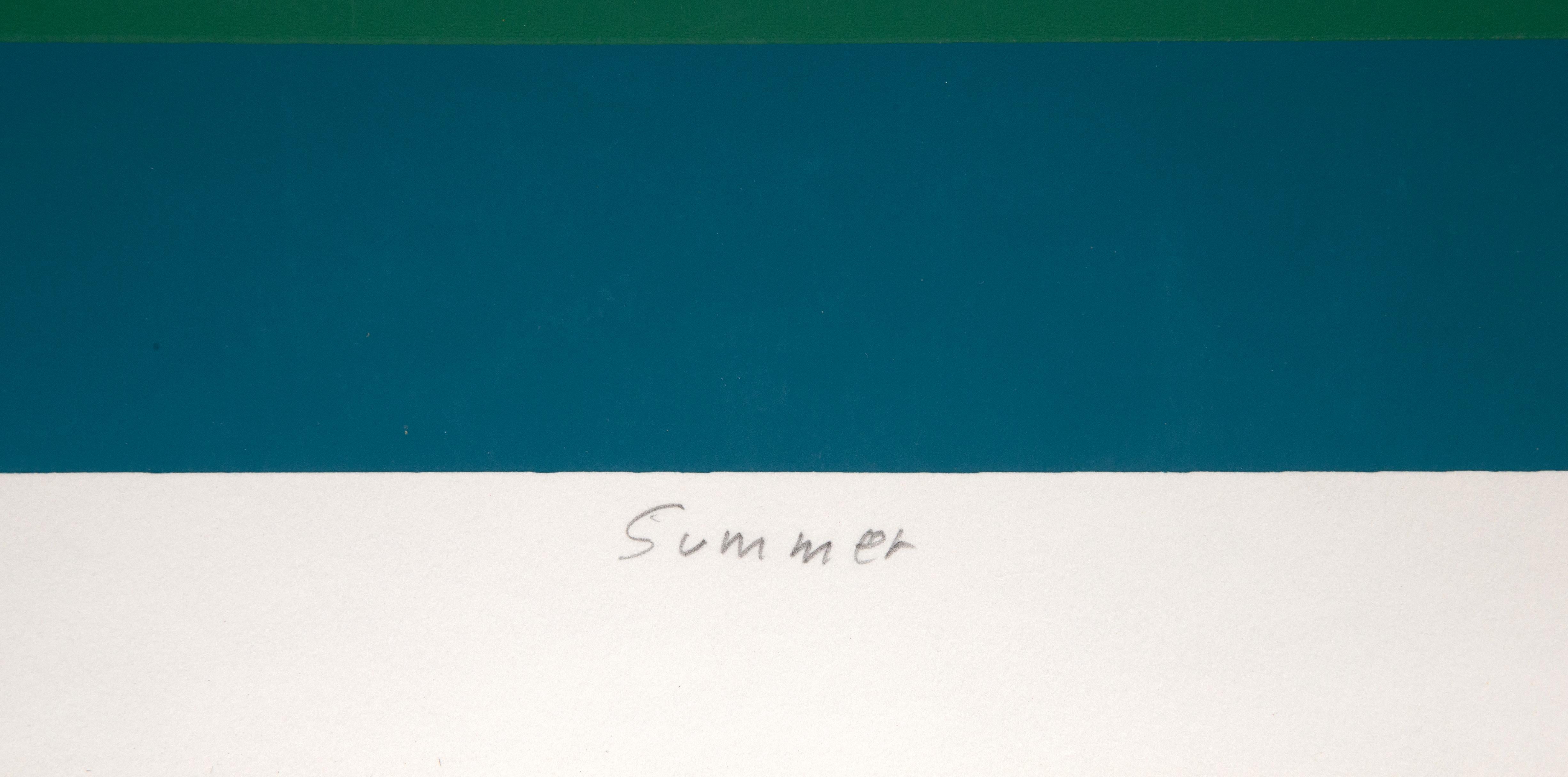 Estate, Arcobaleno OP Serigrafia di James Norman in vendita 5