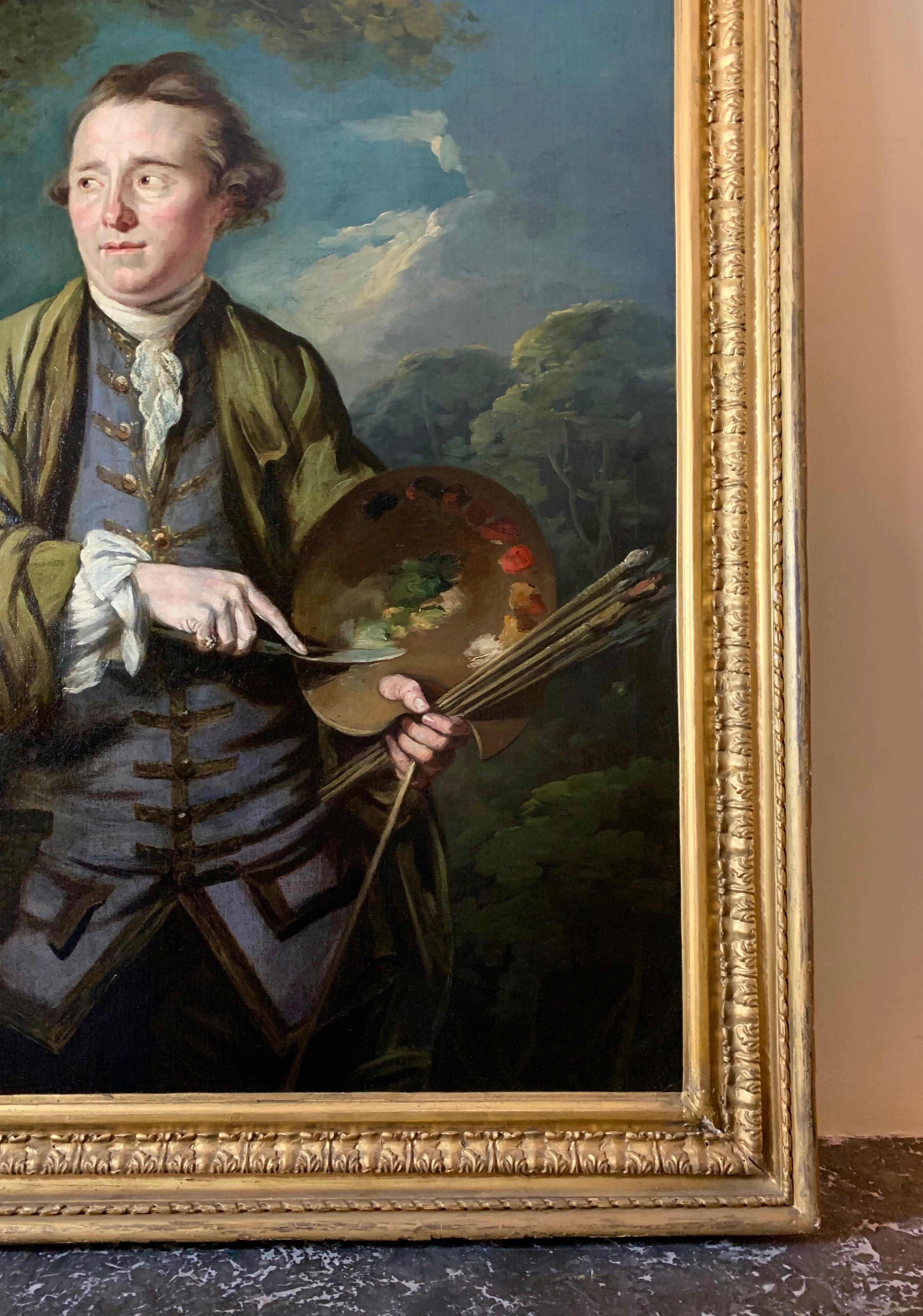 18TH CENTURY PORTRAIT OF AN ARTIST - ATTRIBUTED TO  JAMES NORTHCOTE (1756-1831)

A fine, vibrant and  highly decorative 18th century oil on canvas ‘Portrait of an Artist’ originally thought to be the by the hand of Joseph Wright of Derby