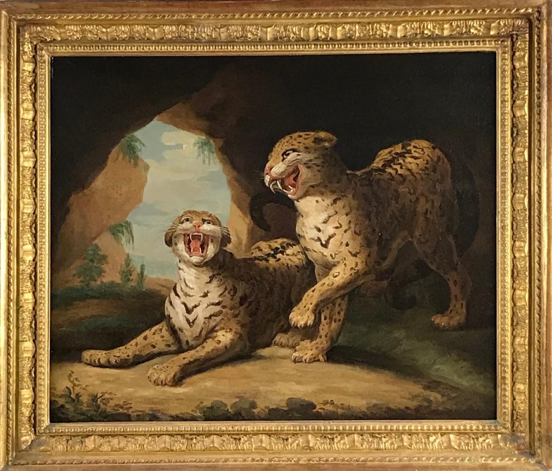 two leopards painting
