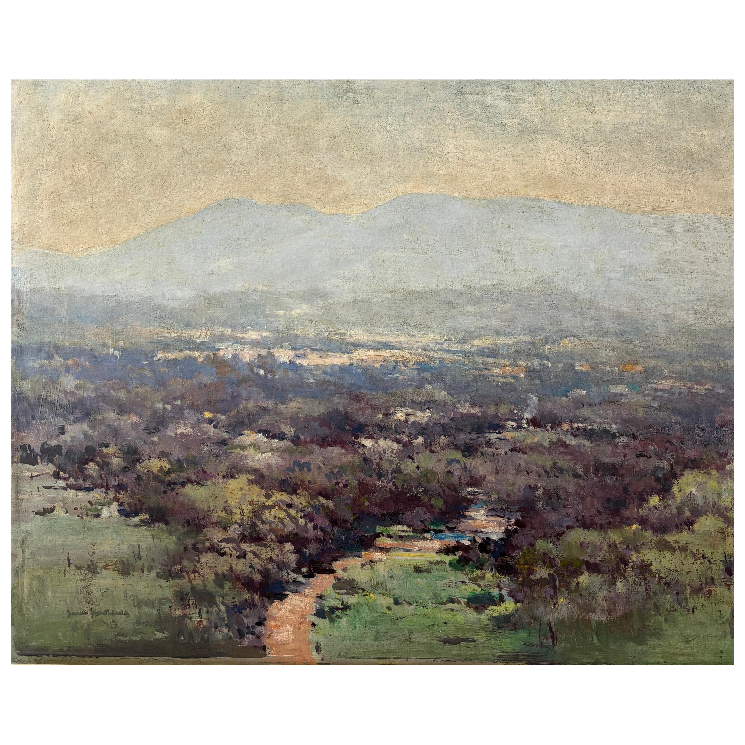 James NORTHFIELD, Original-Ölgemälde, ca. 1940 im Angebot