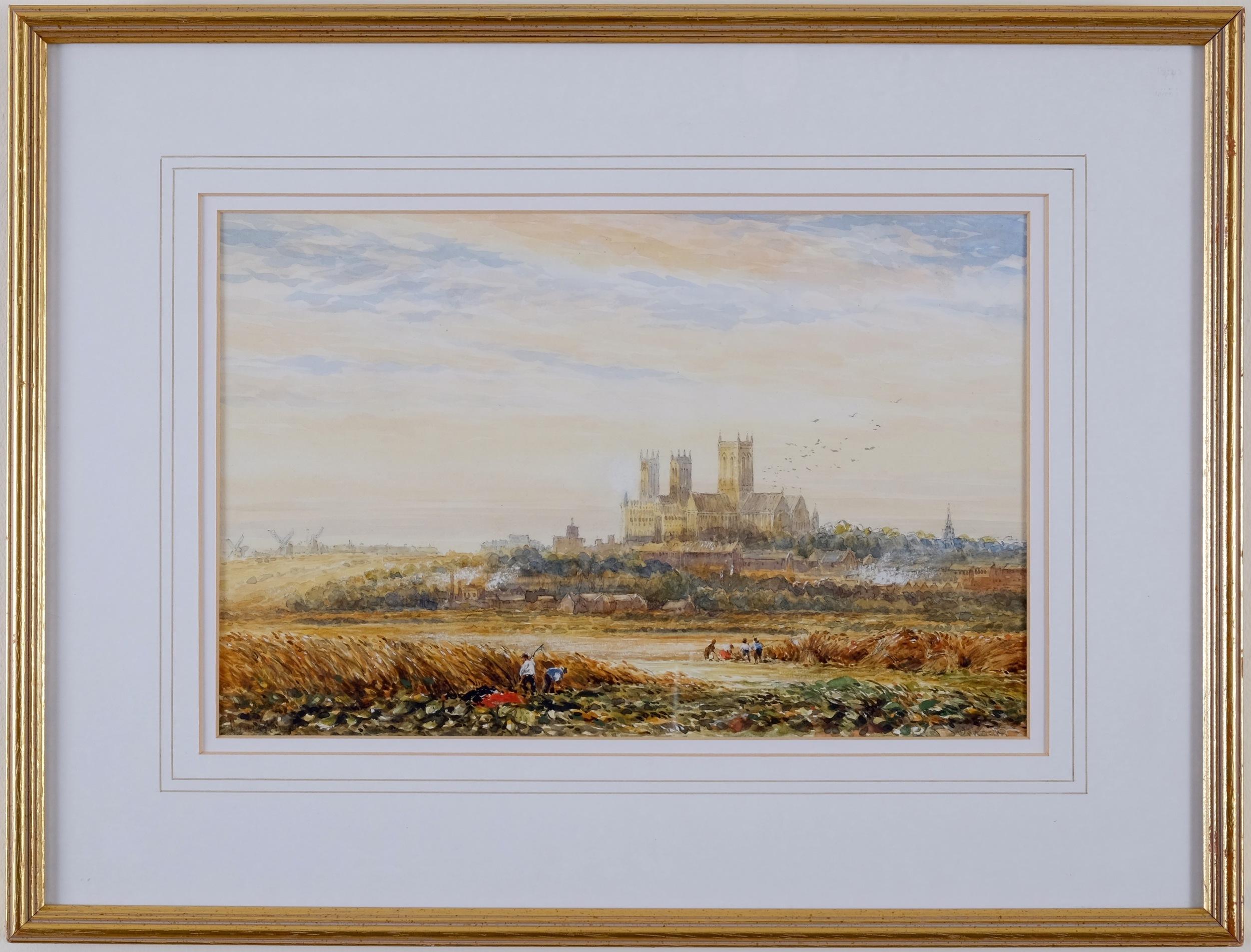 Lincoln Cathedral - Painting by James Orrock