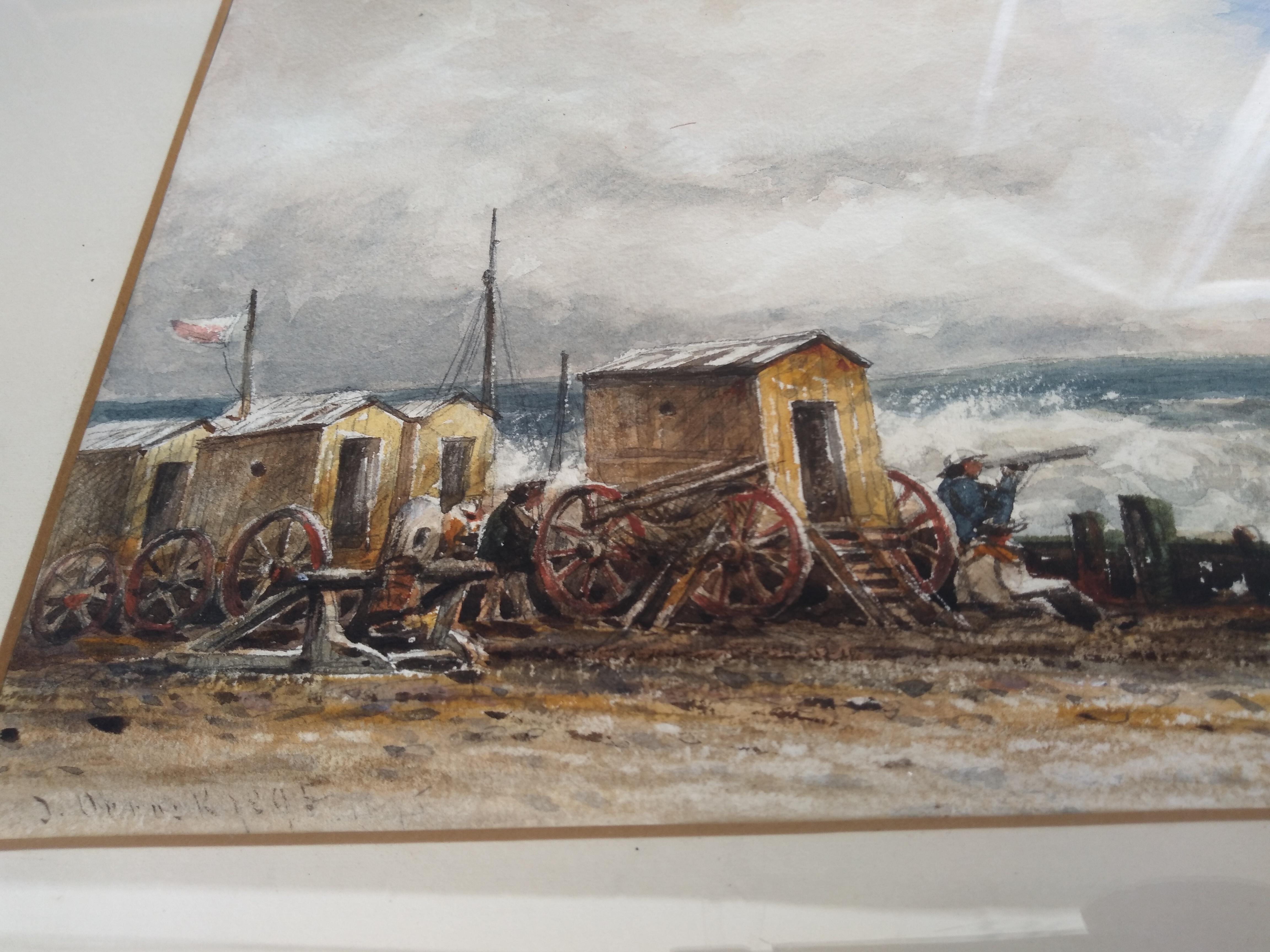 Hand-Painted James Orrock Watercolor For Sale