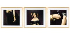 "Three Seconds with the Masters - Jeweled" triptych of C-prints by James Osher