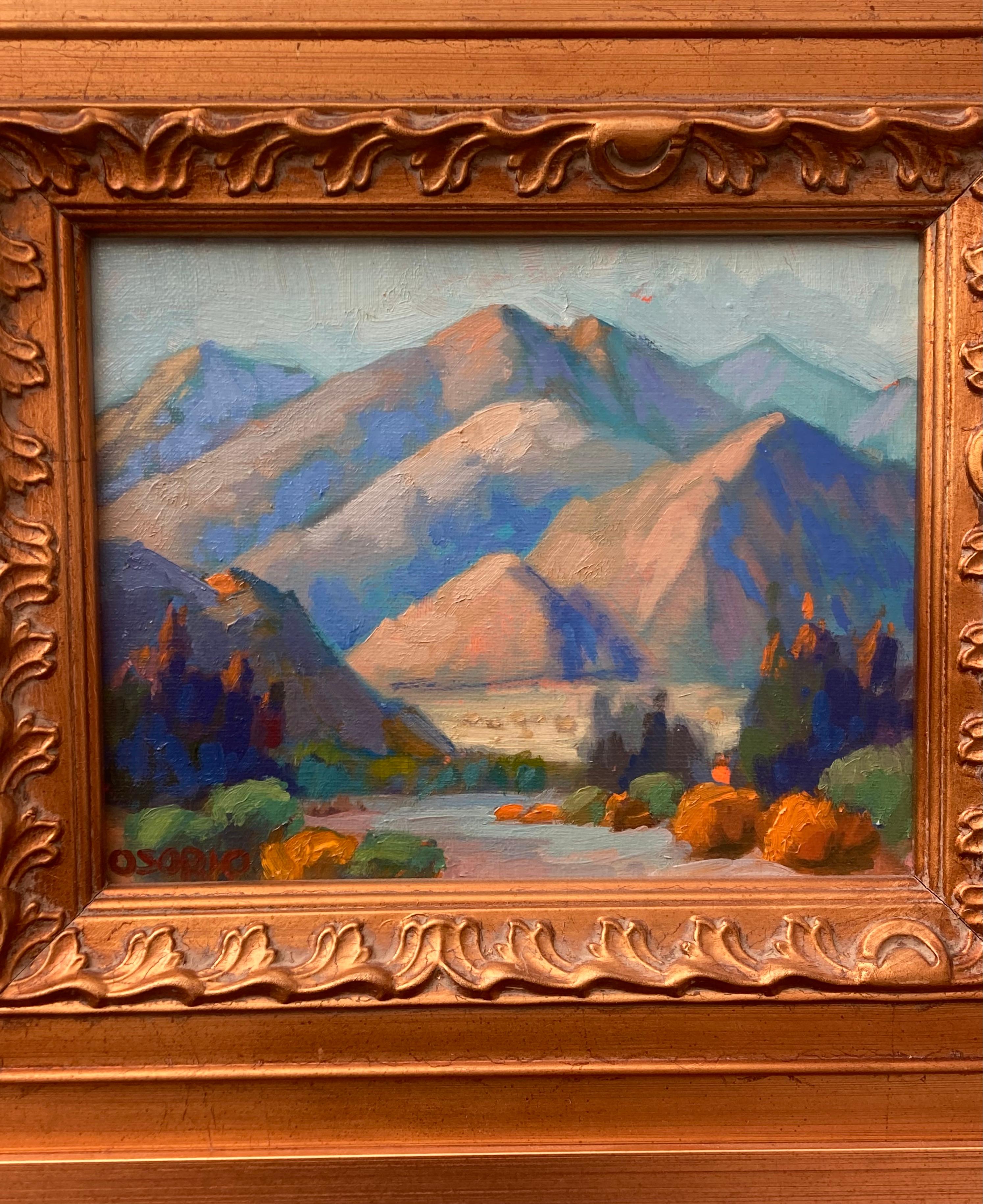 American James Osorio . landscape /plein air oil painting , California , signed
