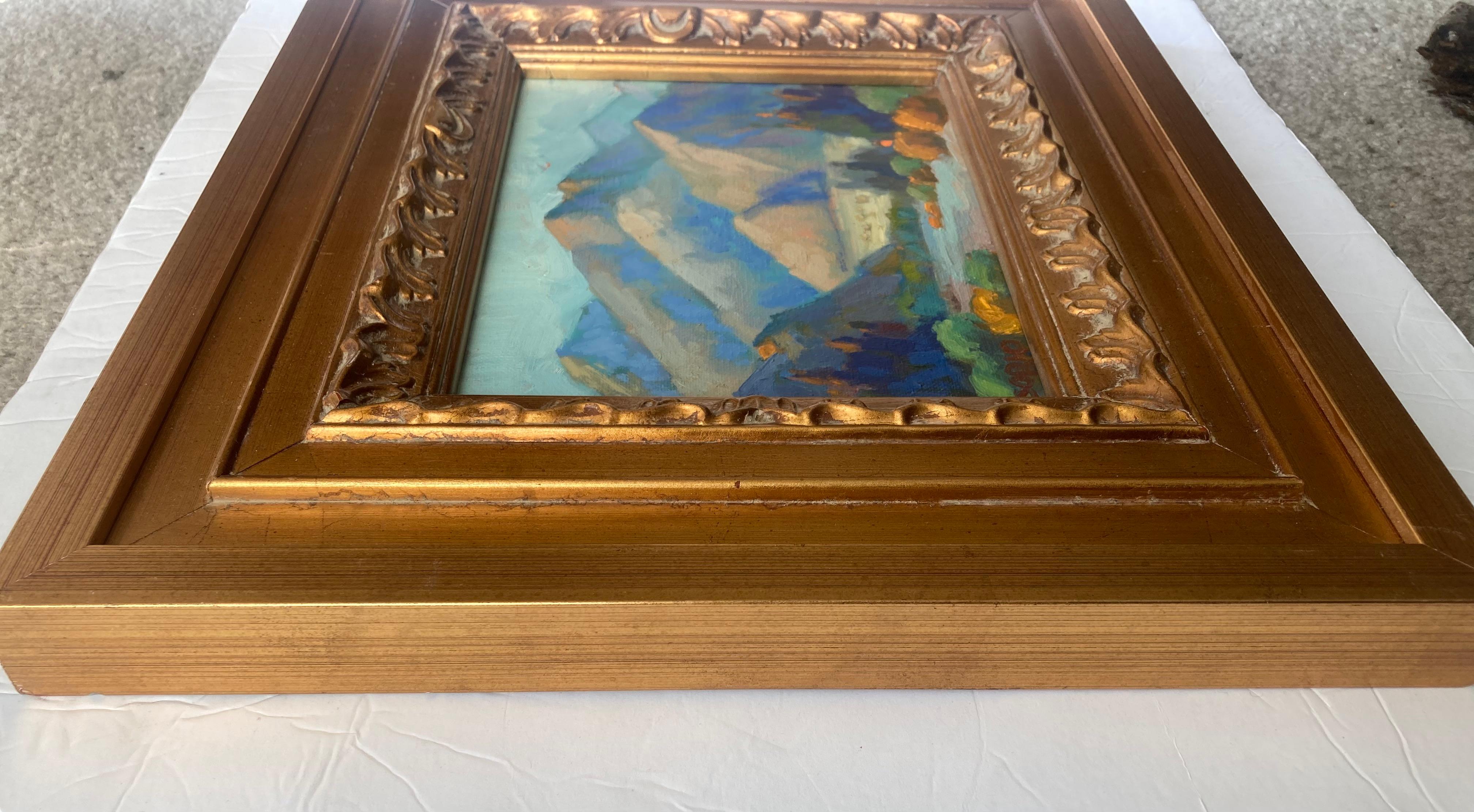 Hand-Crafted James Osorio . landscape /plein air oil painting , California , signed