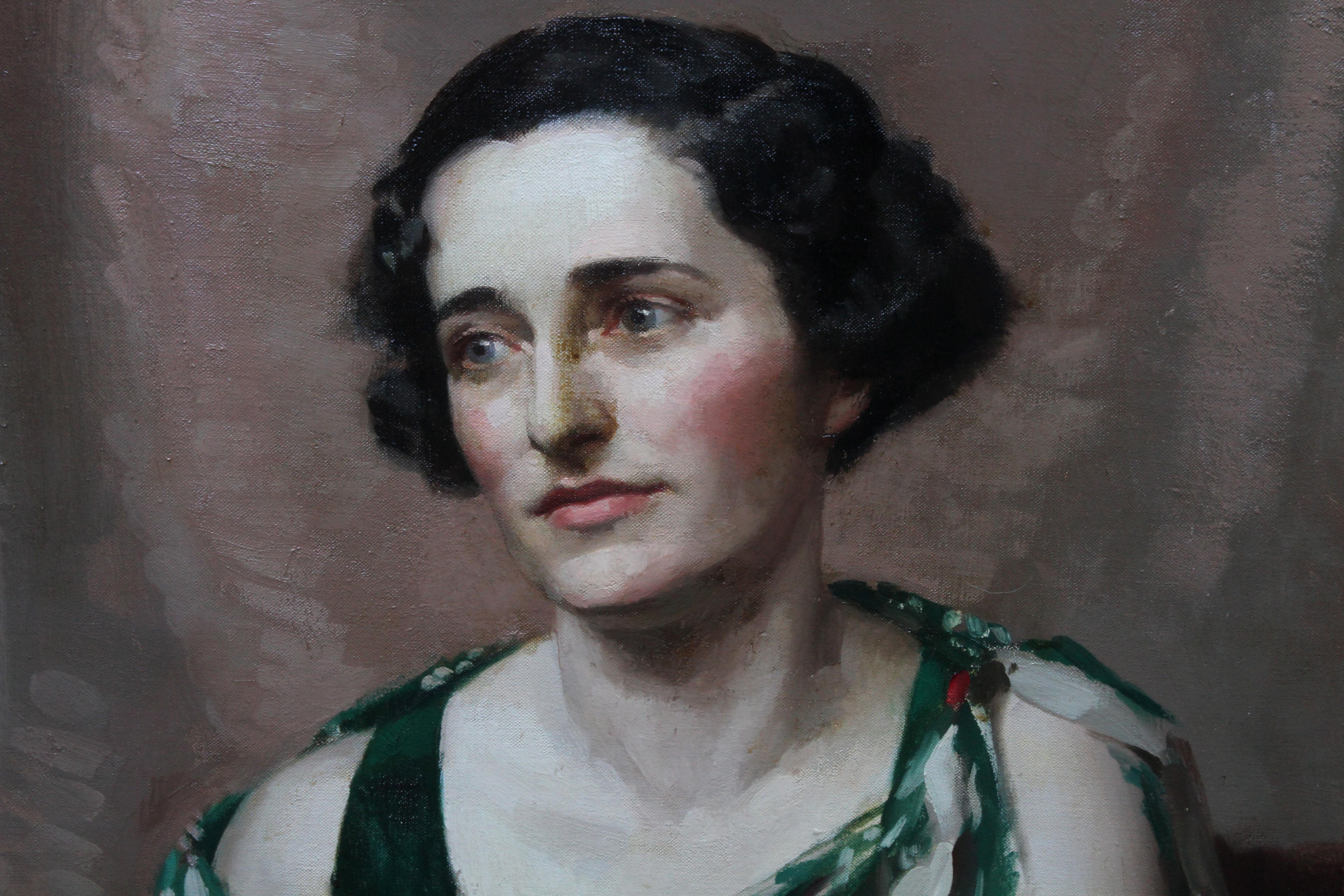 1930s portrait painting