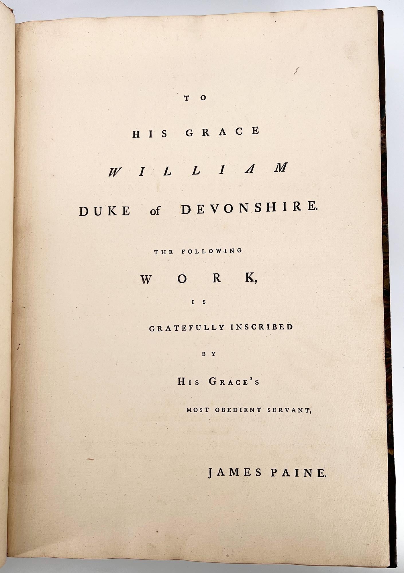 James Paine - Plans, élévations et coupes de maisons de nobles et de gentilshommes en vente 5