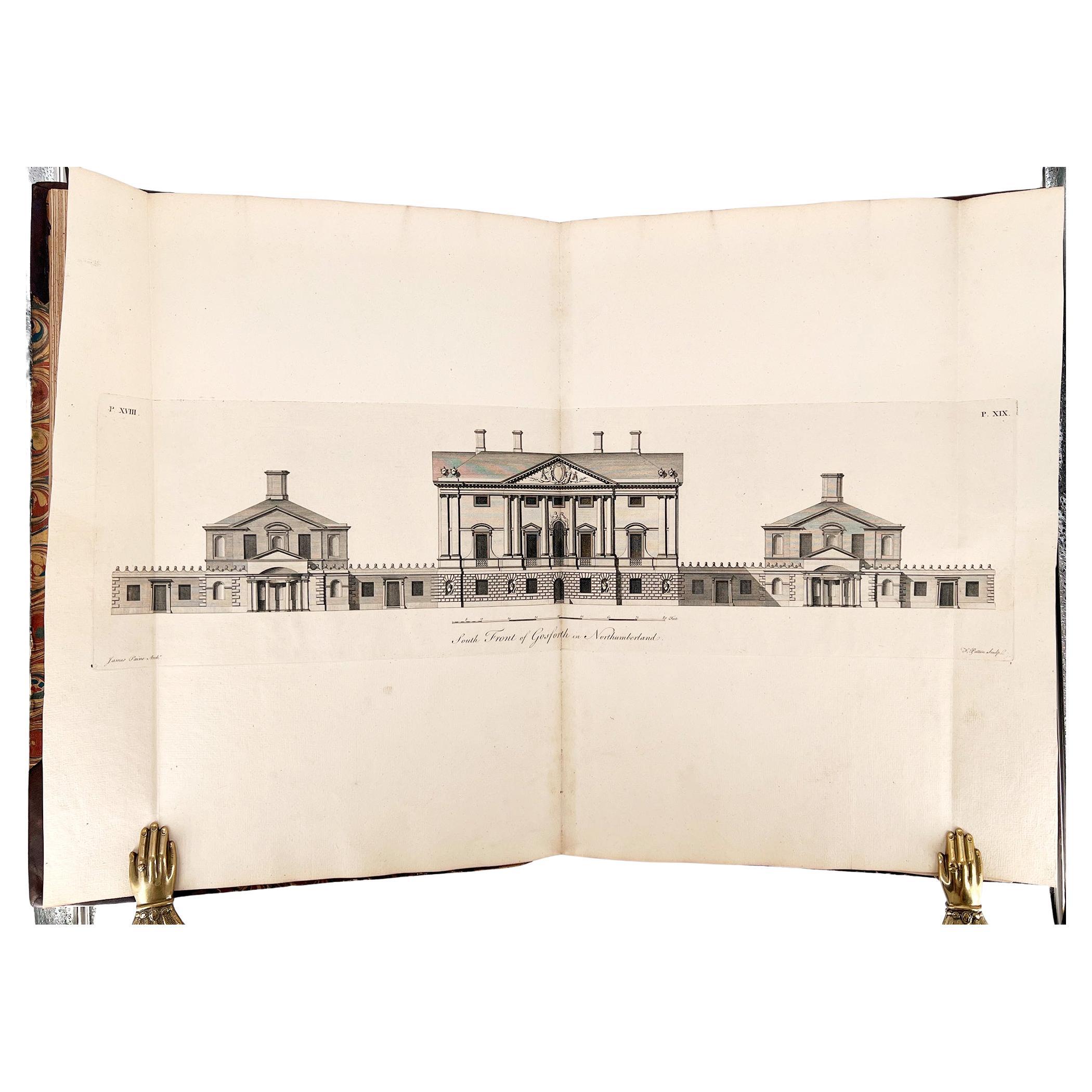 James Paine – Plans, Elevations and Section of Noblemen and Gentlemen's Houses