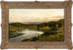 James Peel, Along The Wye, Oil Painting 