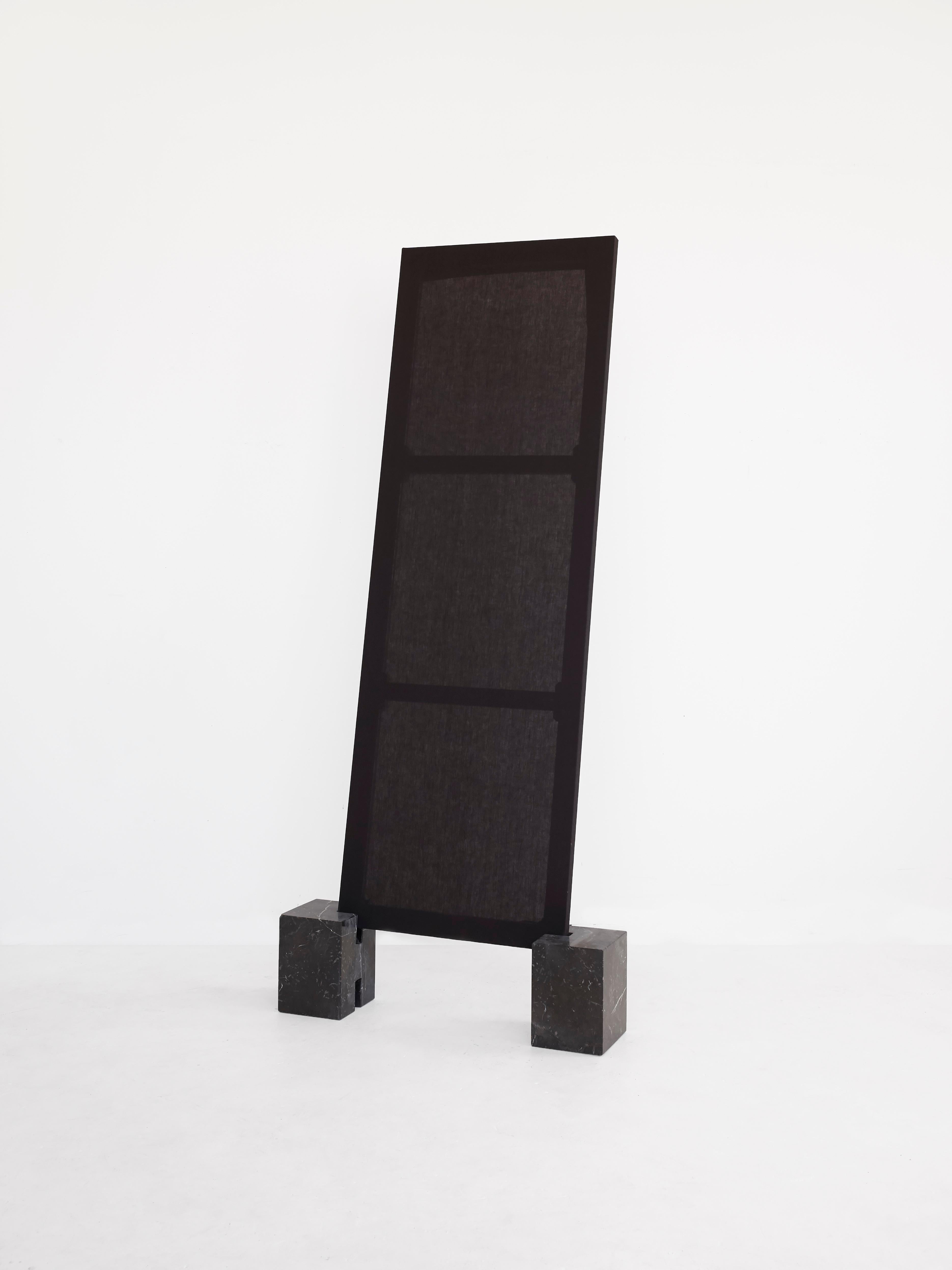"The Weight of My Appearance (Black)", Abstract Conceptual Sculpture