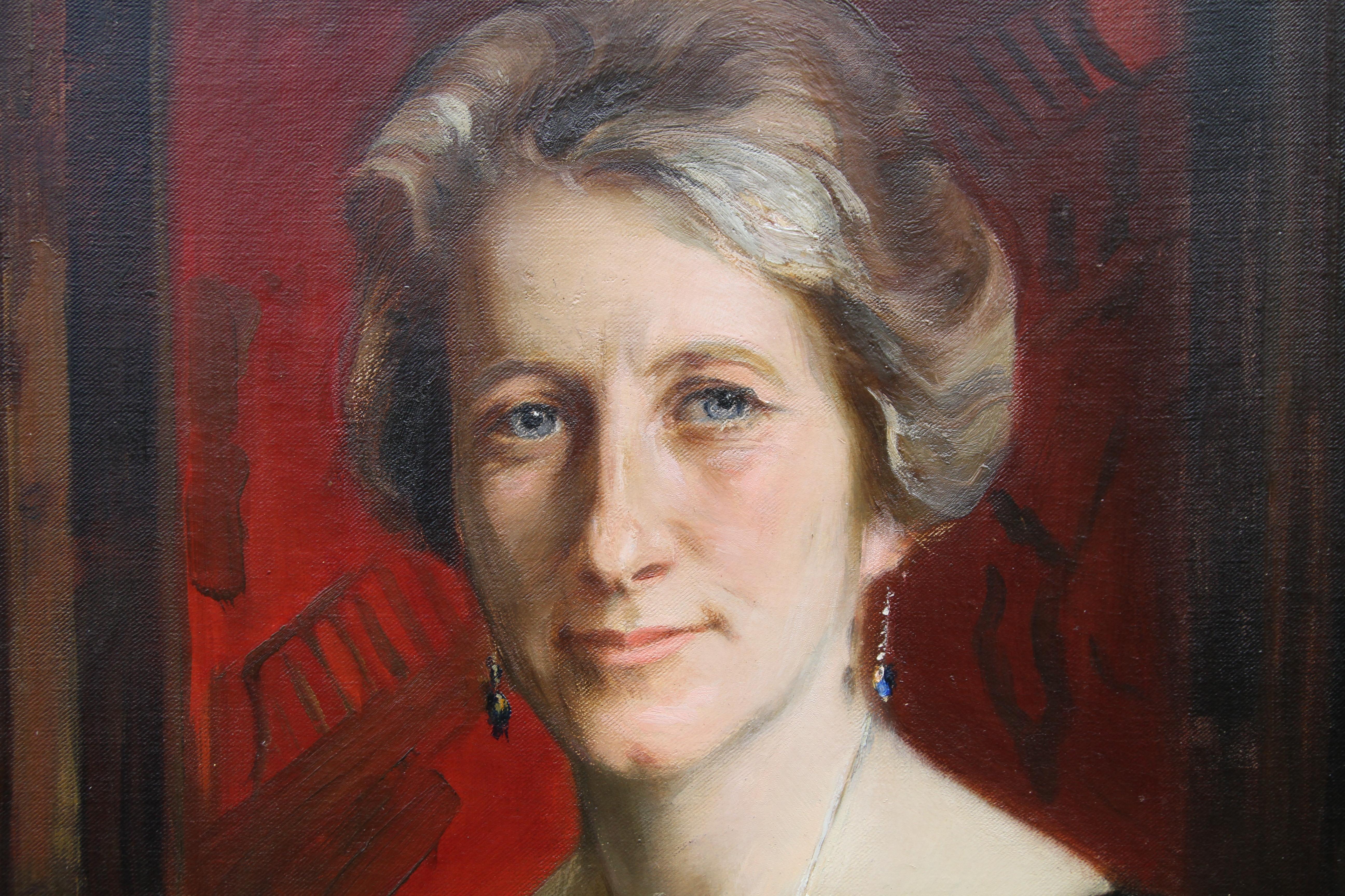 1920s portrait painting
