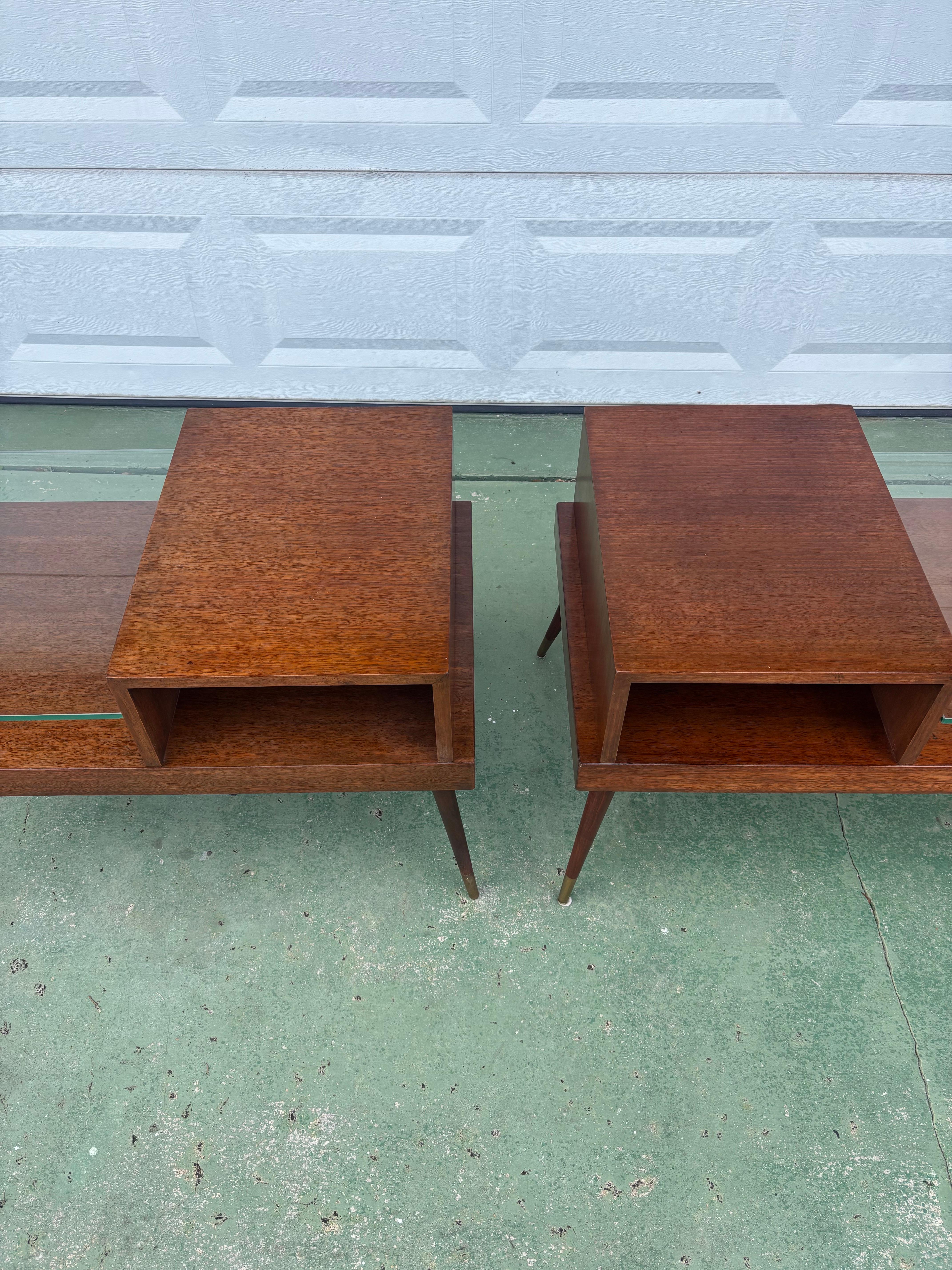 Mid-Century Modern James Philip Co Mid Century Modern Side Tables, circa 1950s For Sale