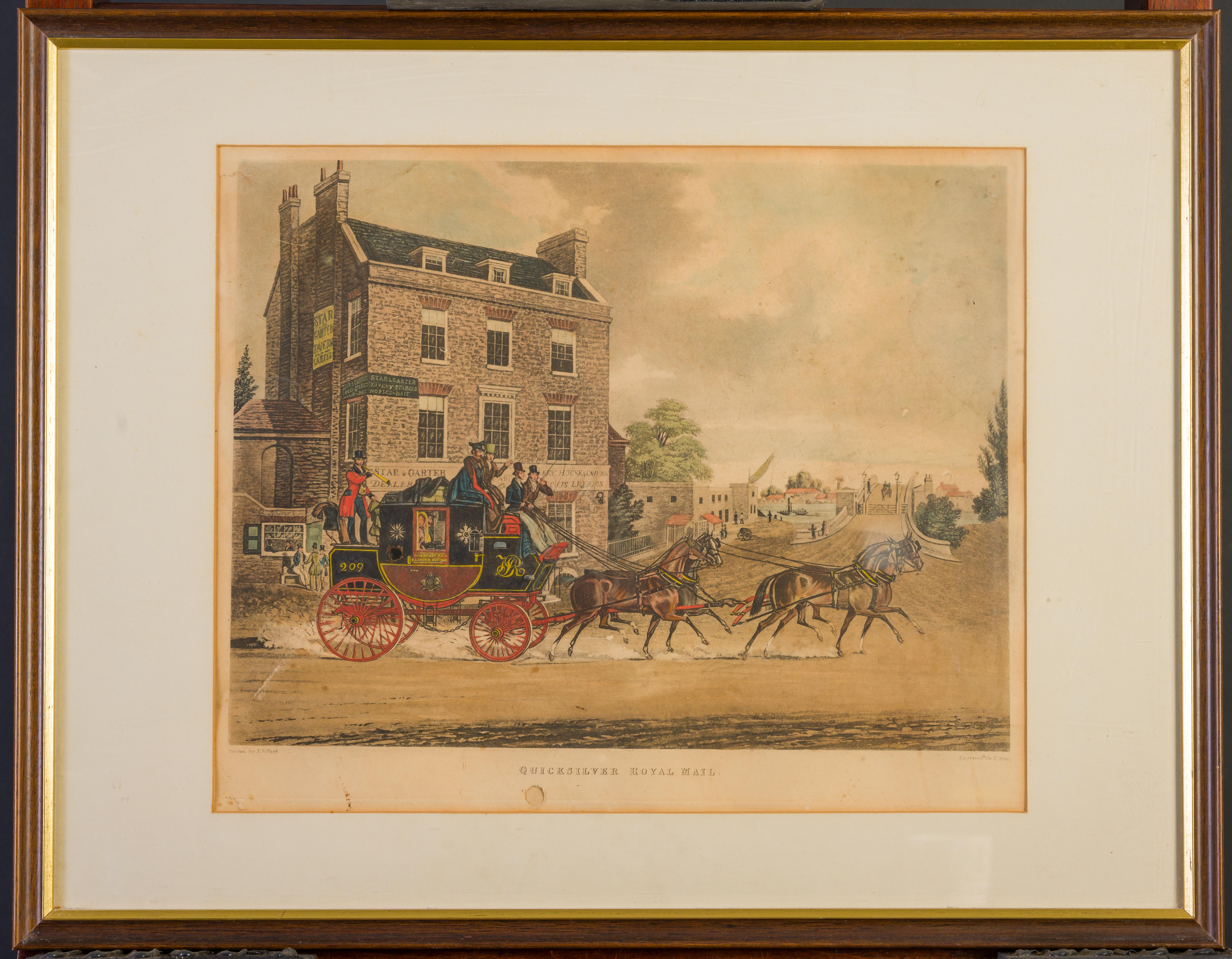 James Pollard 1792-1867, was an English painter and watercolourist. Pollard was born in North London he was the son of a painter and publisher. He exhibited at the Royal Academy, Suffolk Street Galleries and the British Institution, he established