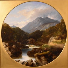Oil Painting by James Poole "Near Capil Curig North Wales"