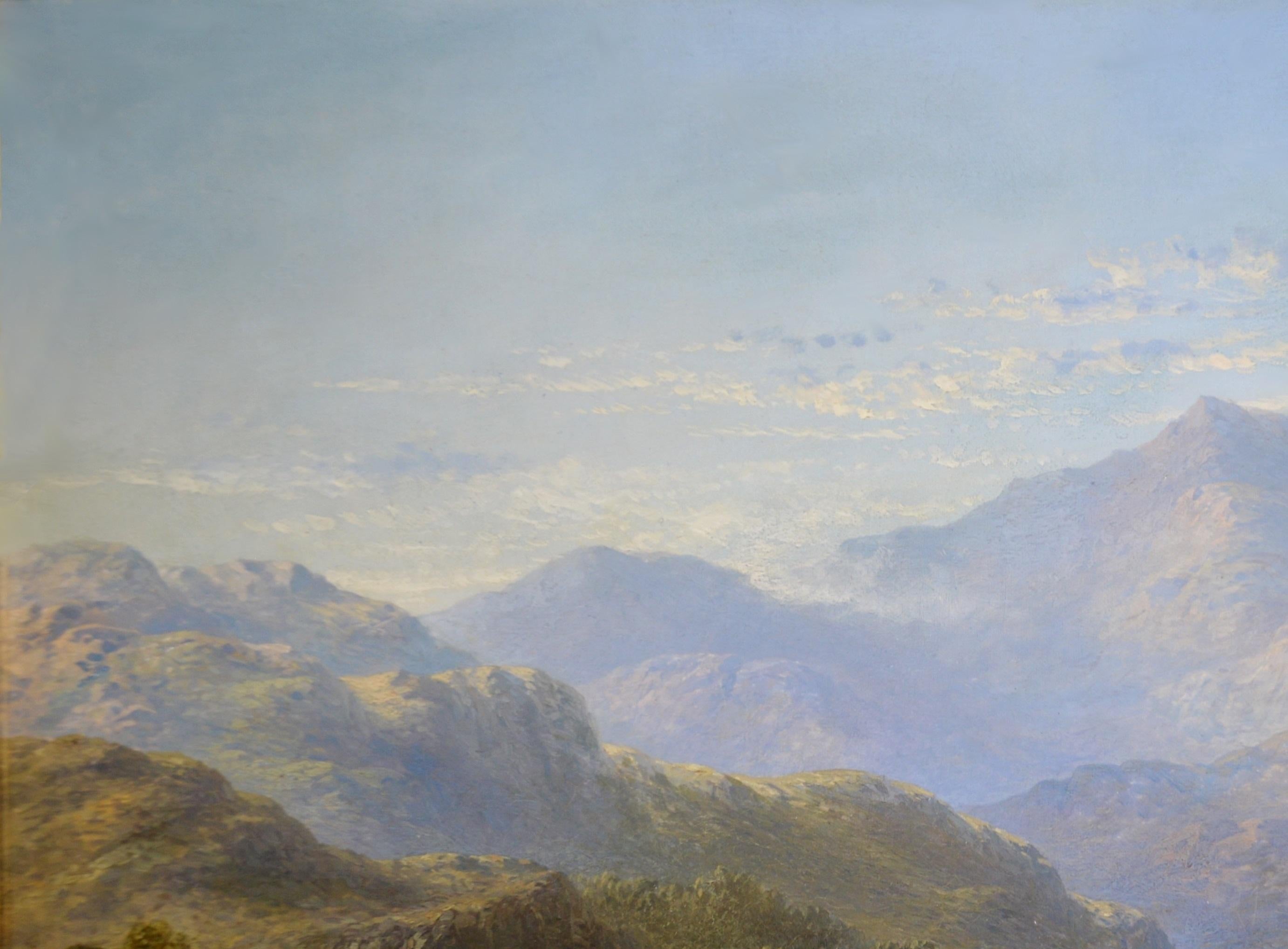 Summertime, Loch Lomond - 19th Century Scottish Highlands Landscape Oil Painting 2