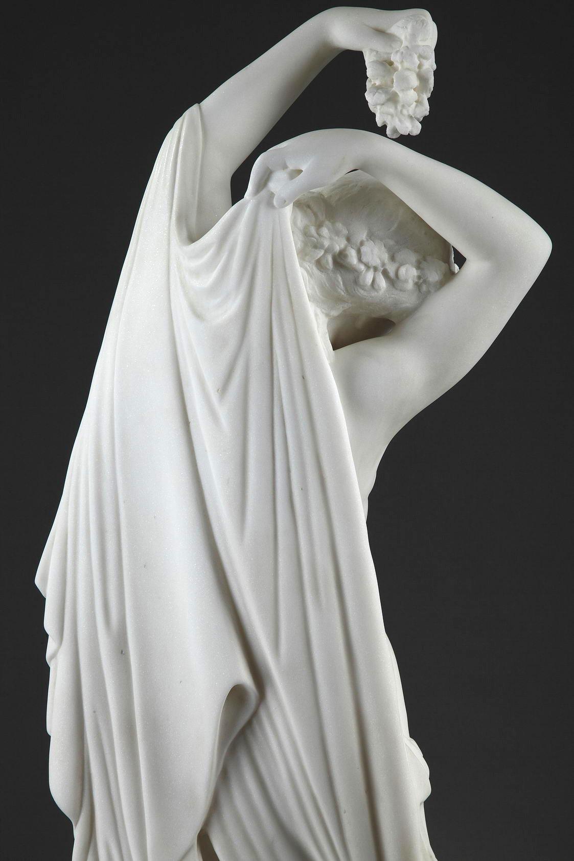 James Pradier - Daytime, marble sculpture For Sale at 1stDibs