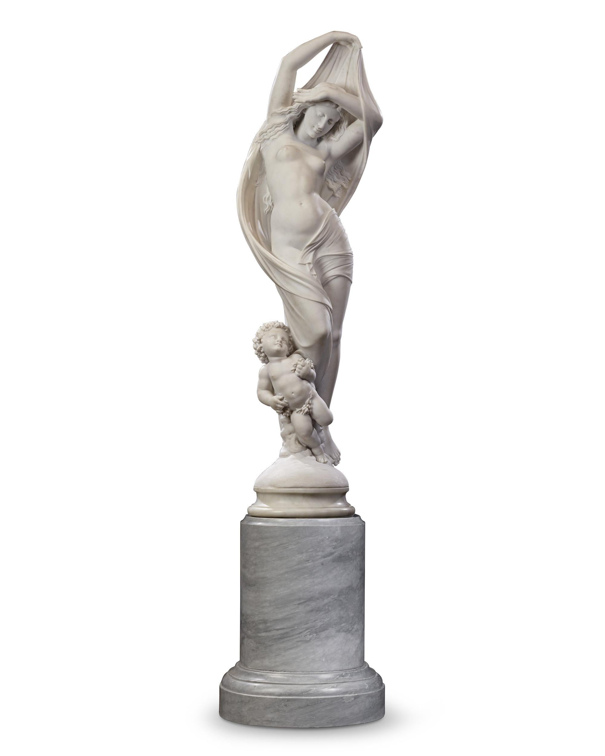 James Pradier Nude Sculpture - The Night