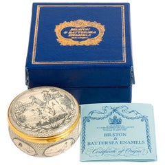 Vintage James Purdey & Sons Halcyon Days Enamel Box, with Presentation Box, circa 1980s