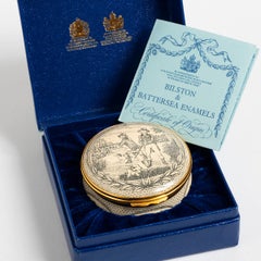 James Purdey & Sons Halcyon Days Enamel Box, with Presentation Box, circa 1980s