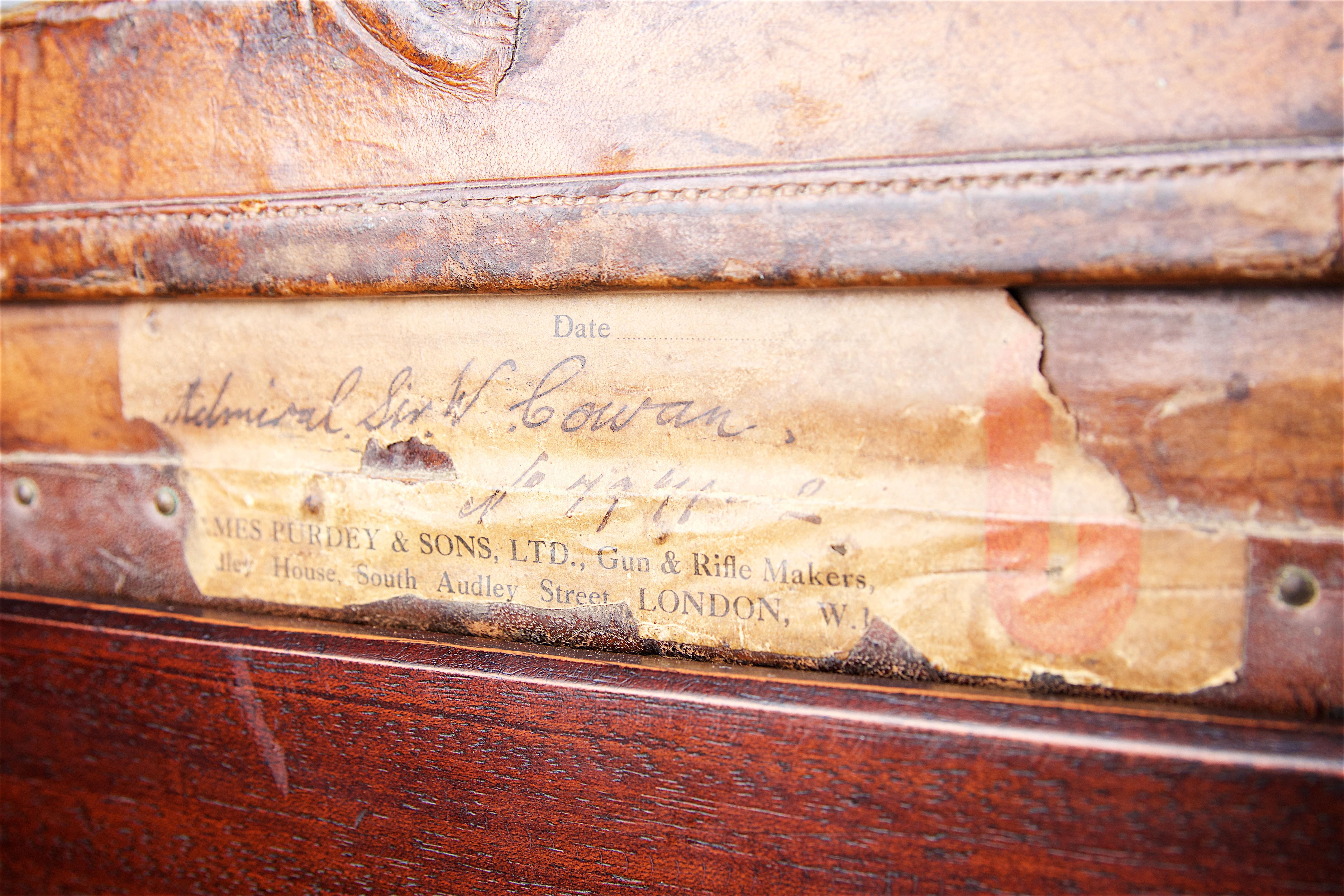 James Purdey & Sons, London, Leather, Oak and Brass-Mounted Gun Case 1