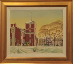 View of the State House (now Independence Hall) as it appeared circa 1800