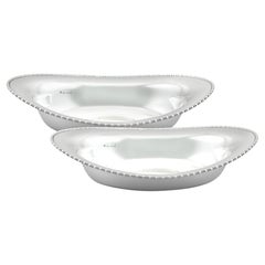 James Ramsay English Sterling Silver Bread Dishes