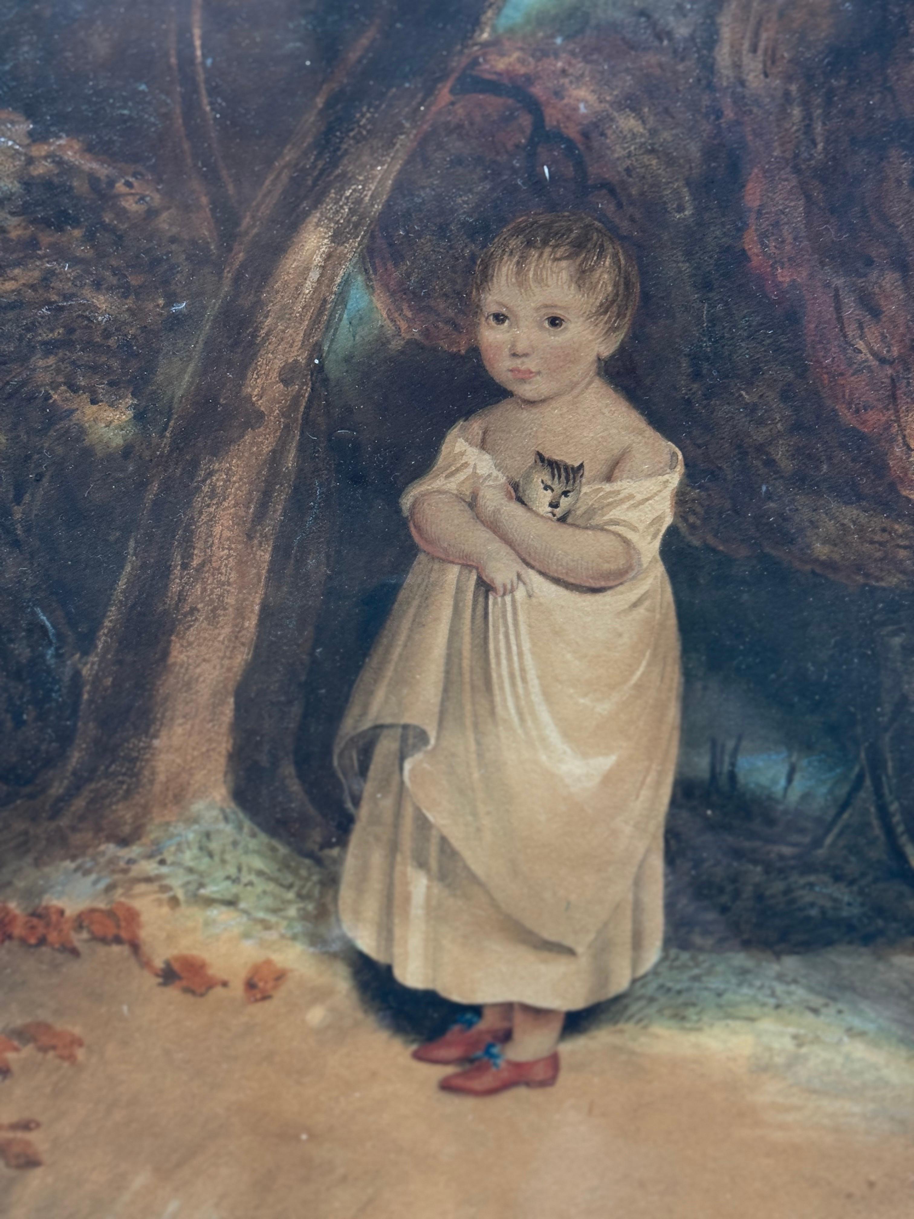 19th Century James Ramsay-Pair of Portraits For Sale