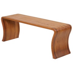 James Rannefeld Jawar Studio Laminate Wood Ribbon Bench, US