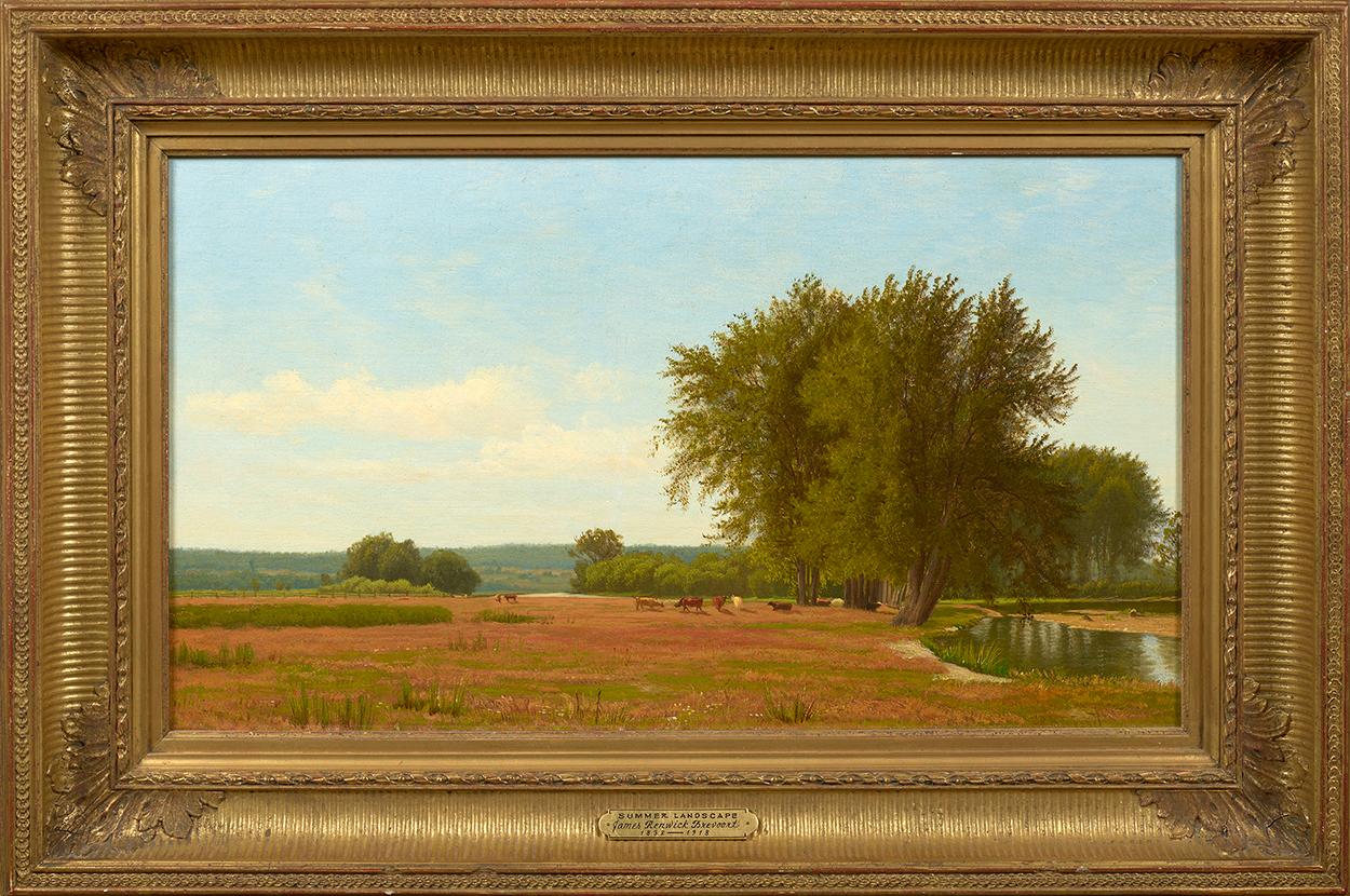 Summer Landscape  - Painting by James Renwick Brevoort